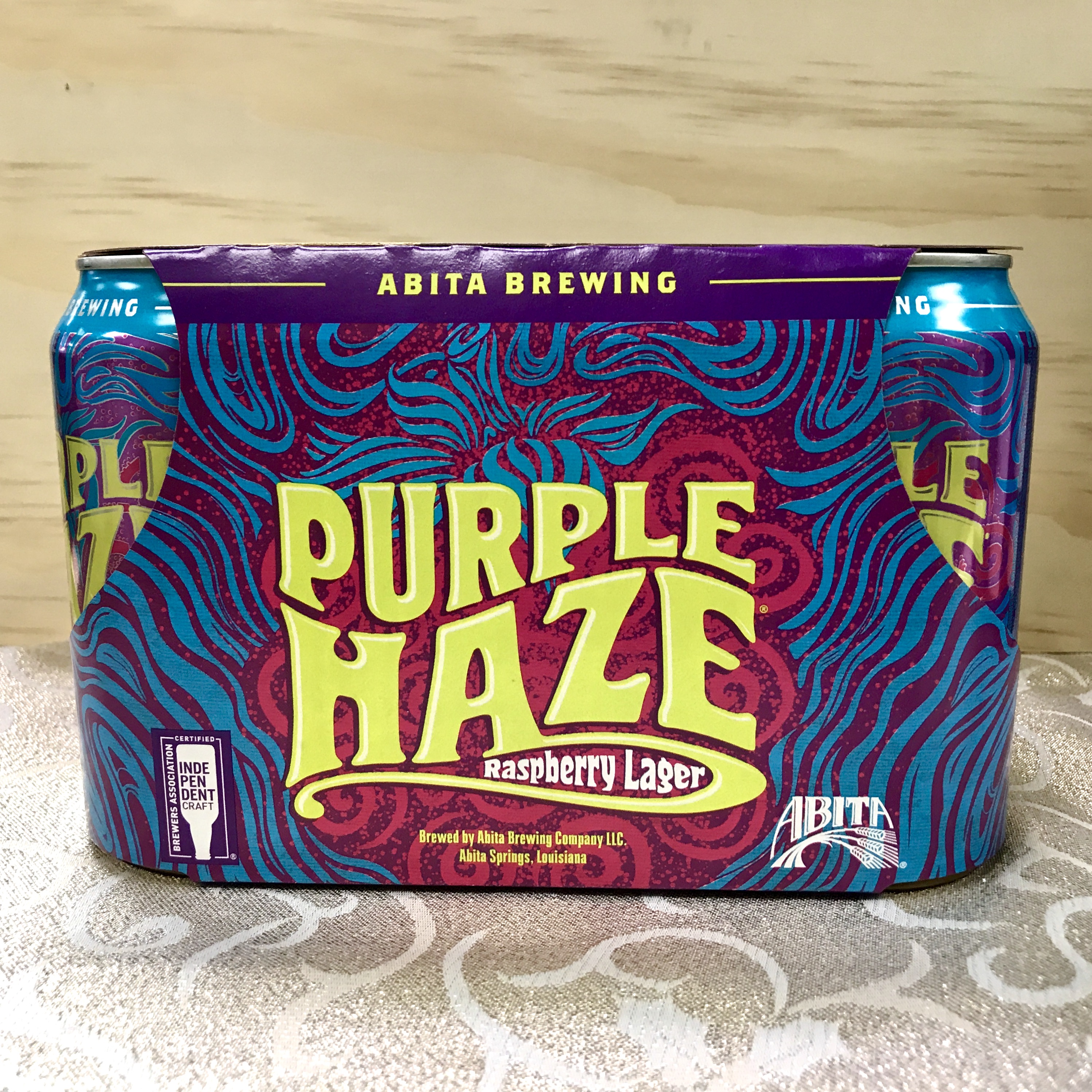 Abita Purple Haze Raspberry Lager 6 x 12oz cans