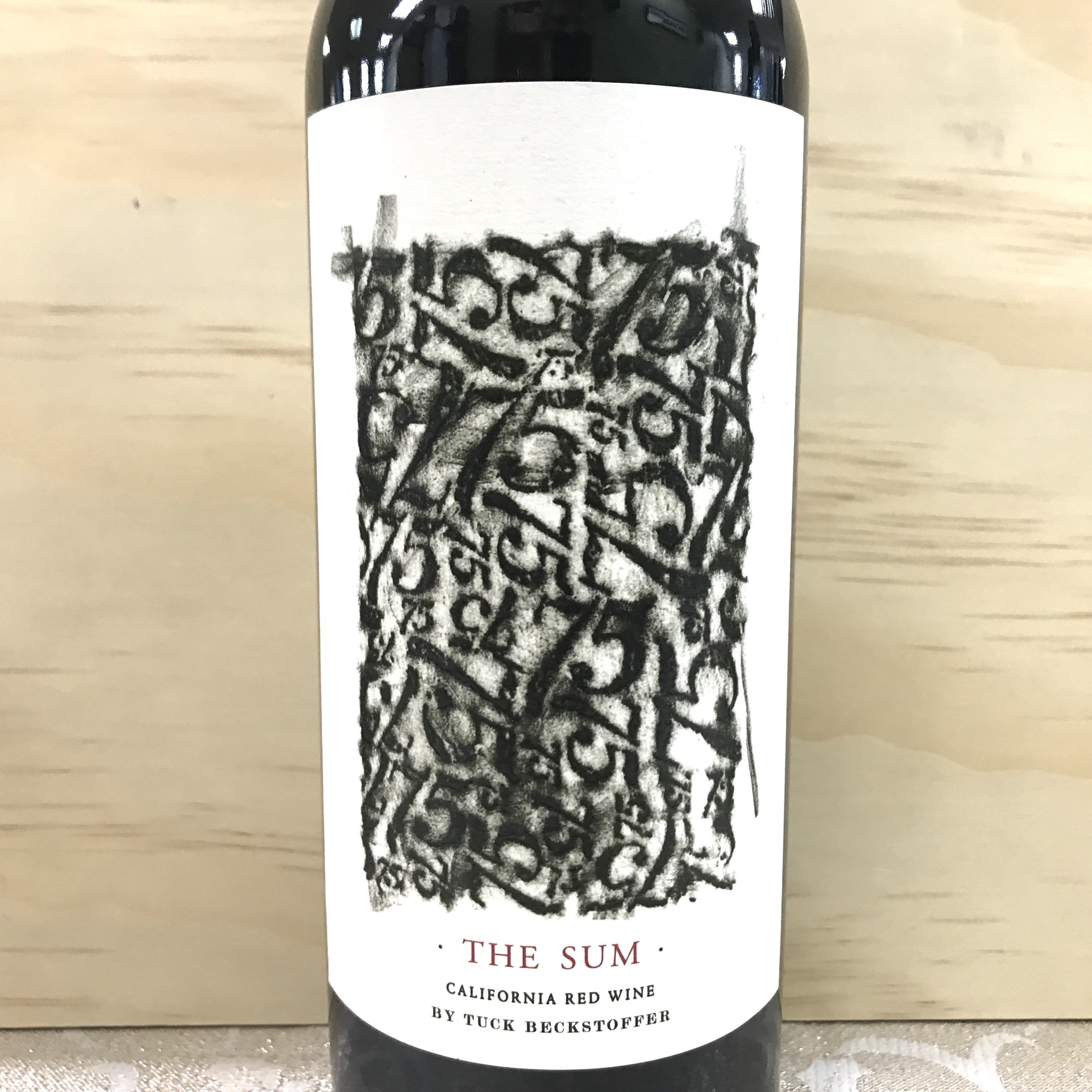 The Sum 75 California red wine by Tuck Beckstoffer 2019