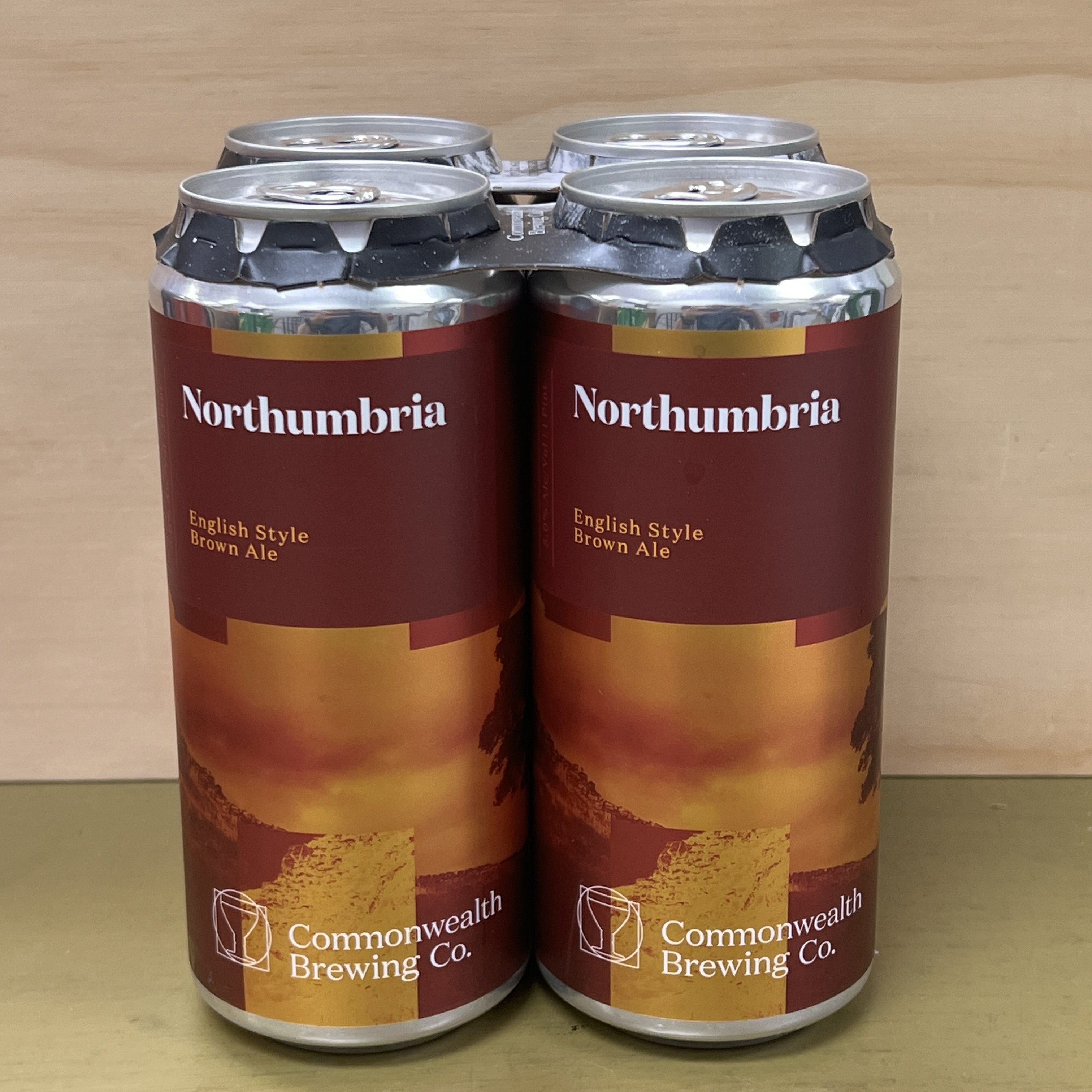 Commonwealth Brewing Northumbria English Style Brown Ale 4 x 16oz cans