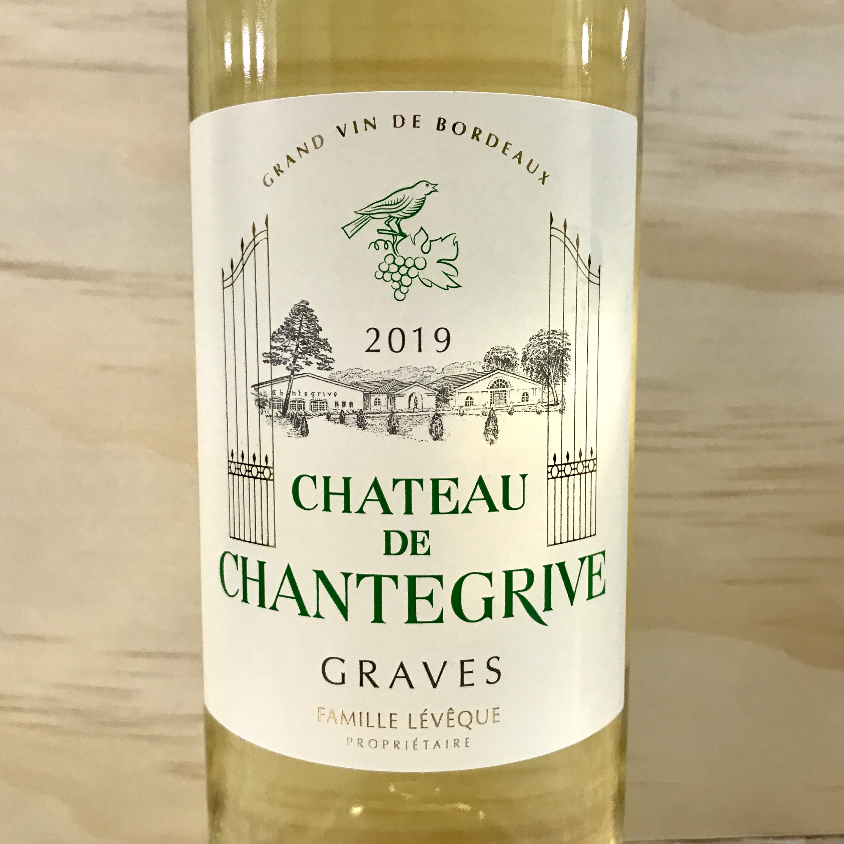 Chateau de Chantegrive Graves White Bordeaux 2019