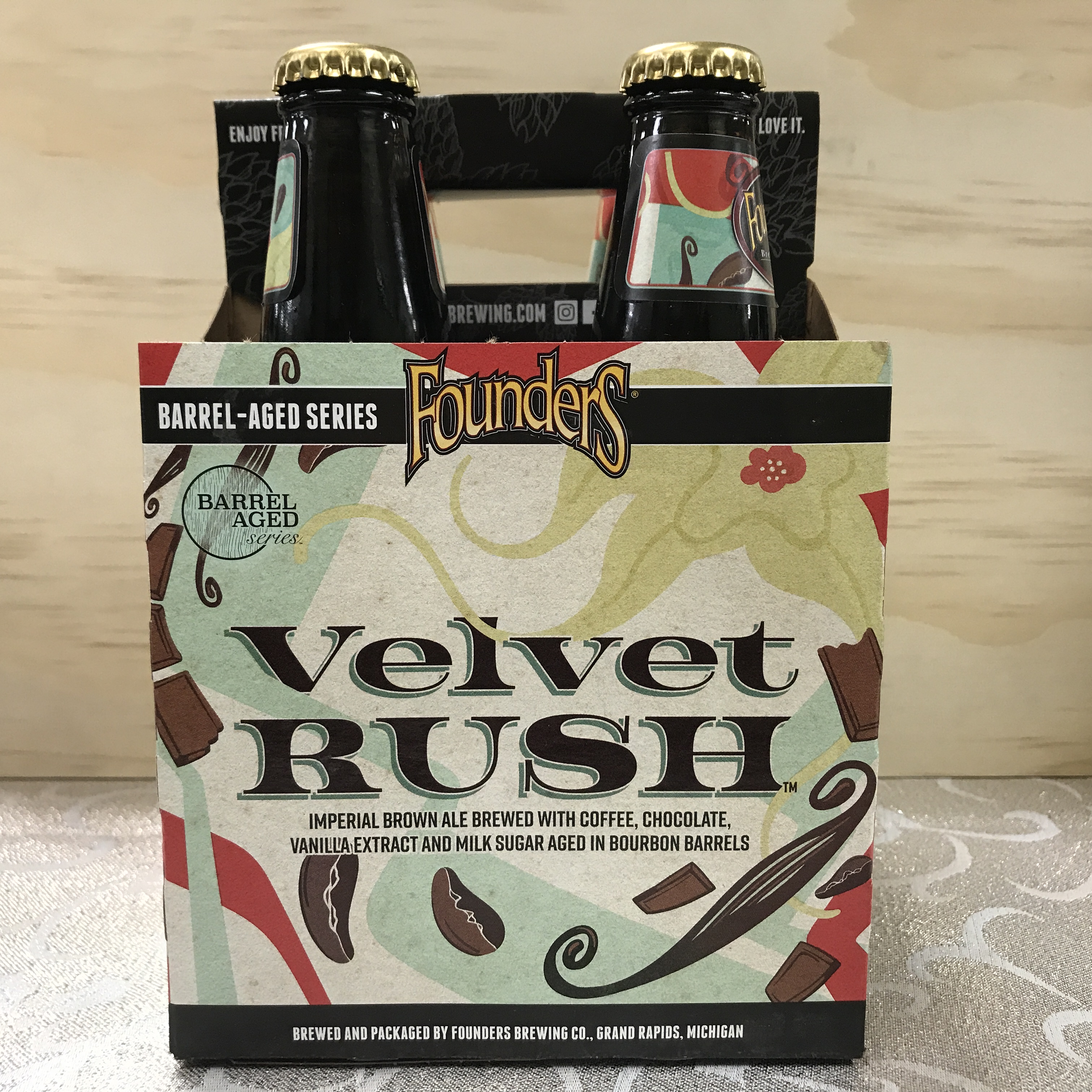 Founders Velvet Rush Imperial Brown Ale 4 x 12oz bottles