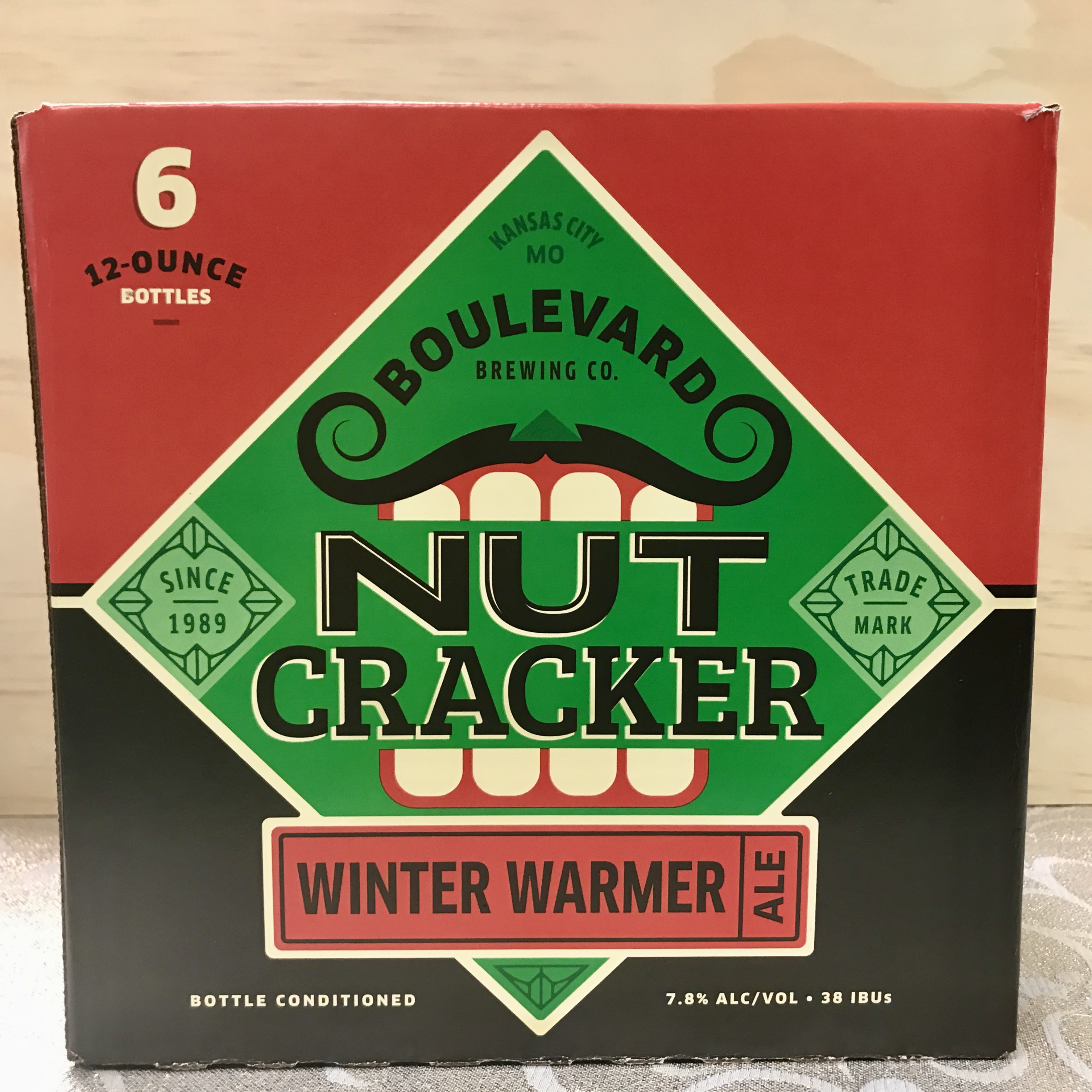 Boulevard Nut Cracker Winter Warmer Ale 6 x 12oz bottles