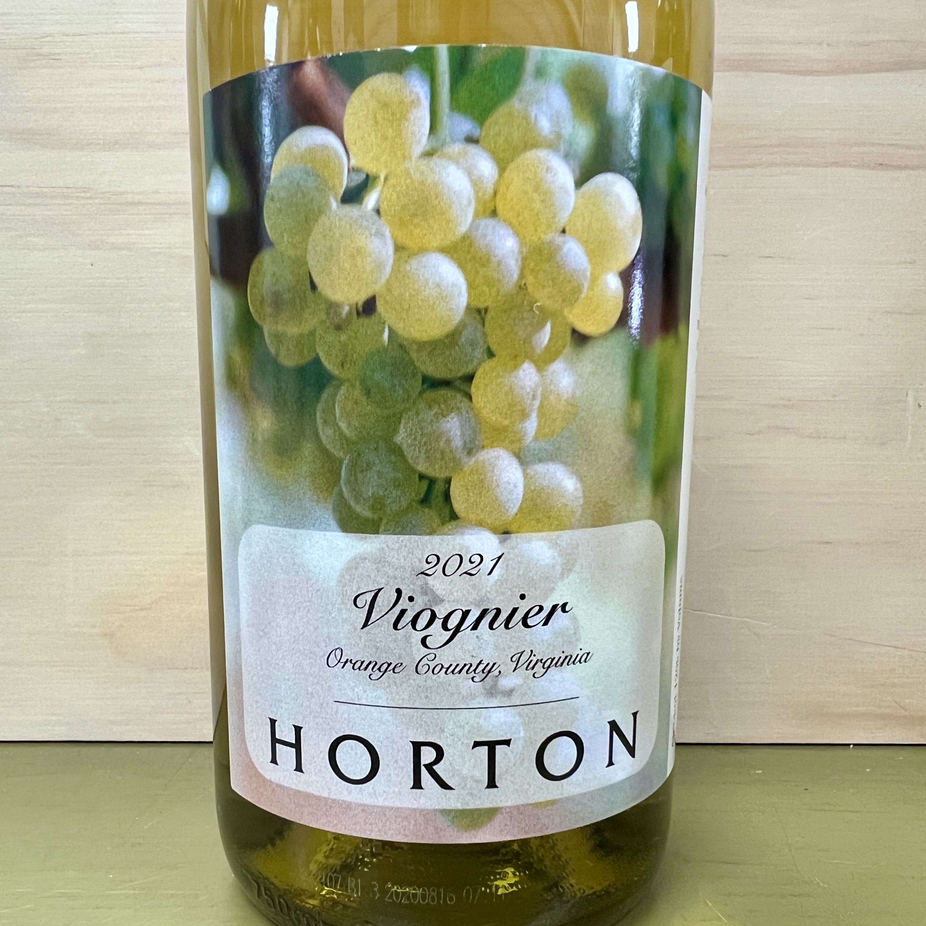 Horton Vineyards Viognier Orange County 2021 - Click Image to Close