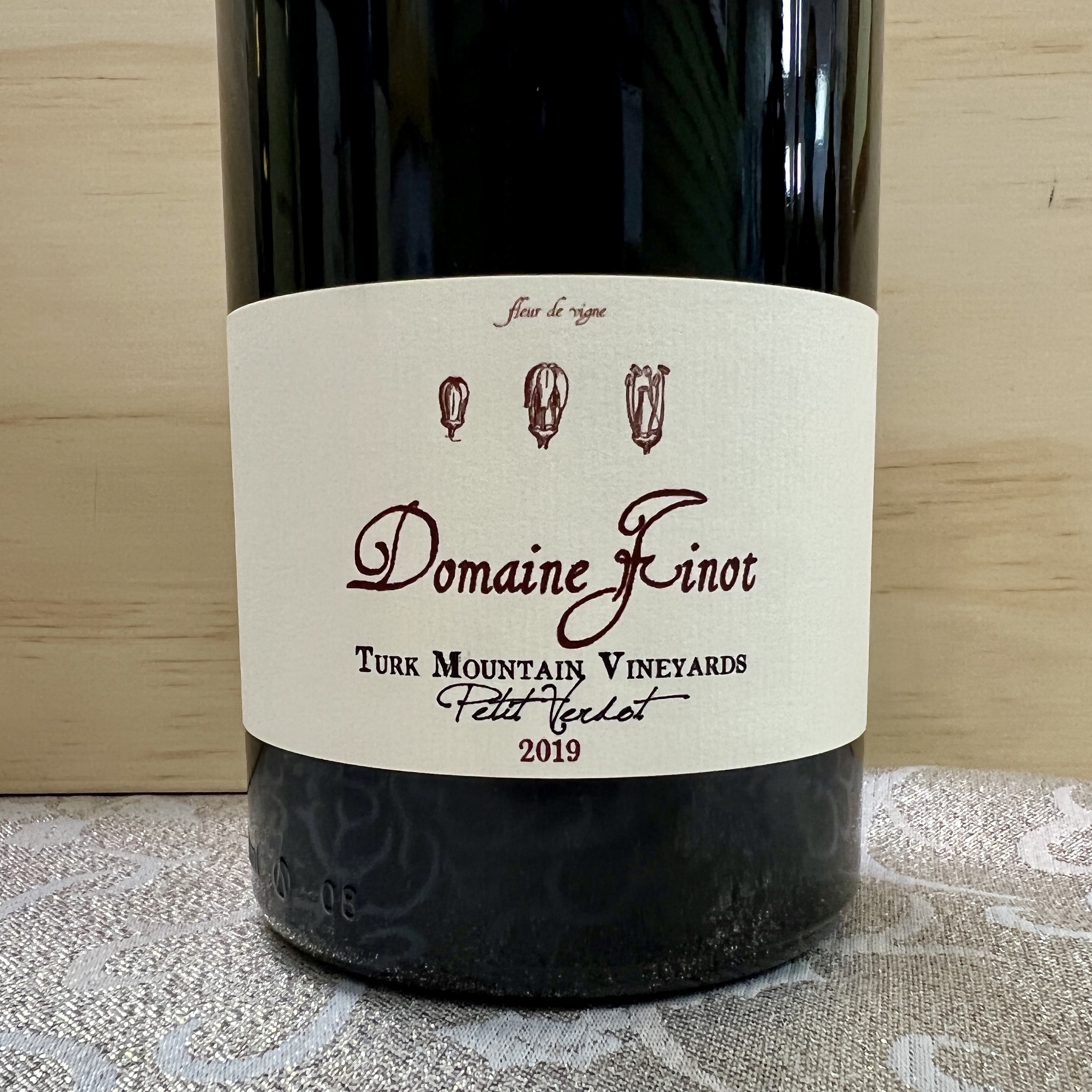 Domaine Finot Petit Verdot Turk Mtn. Vineyards 2019