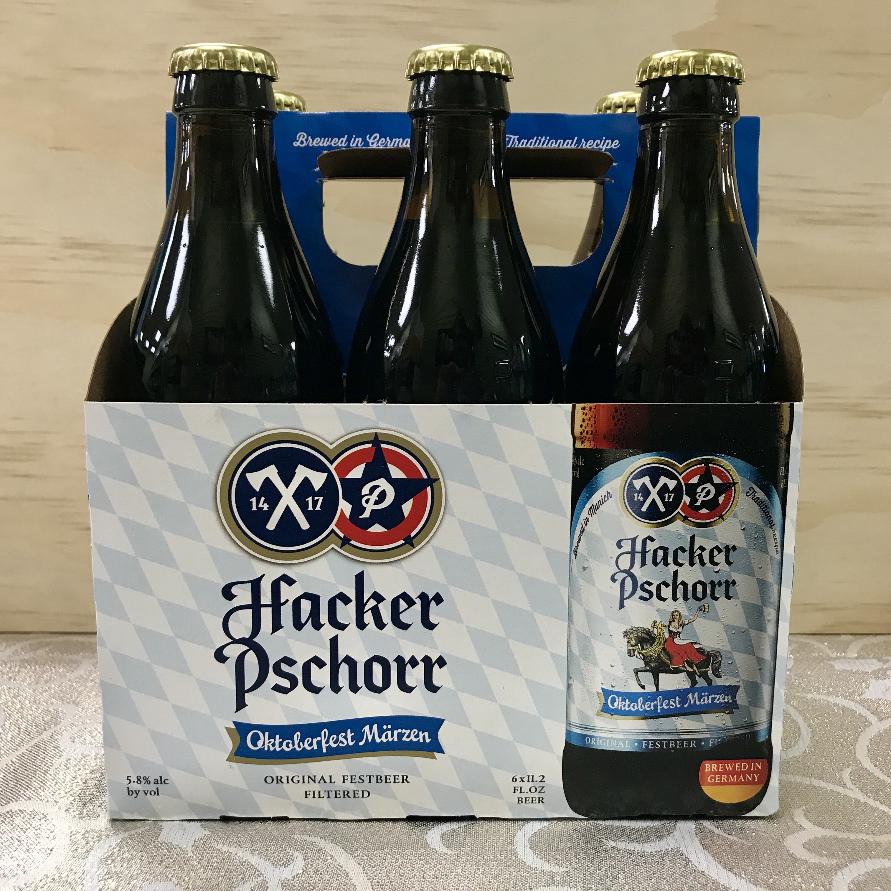 Hacker Pschorr Oktoberfest Marzen 6 x 12 oz bottles