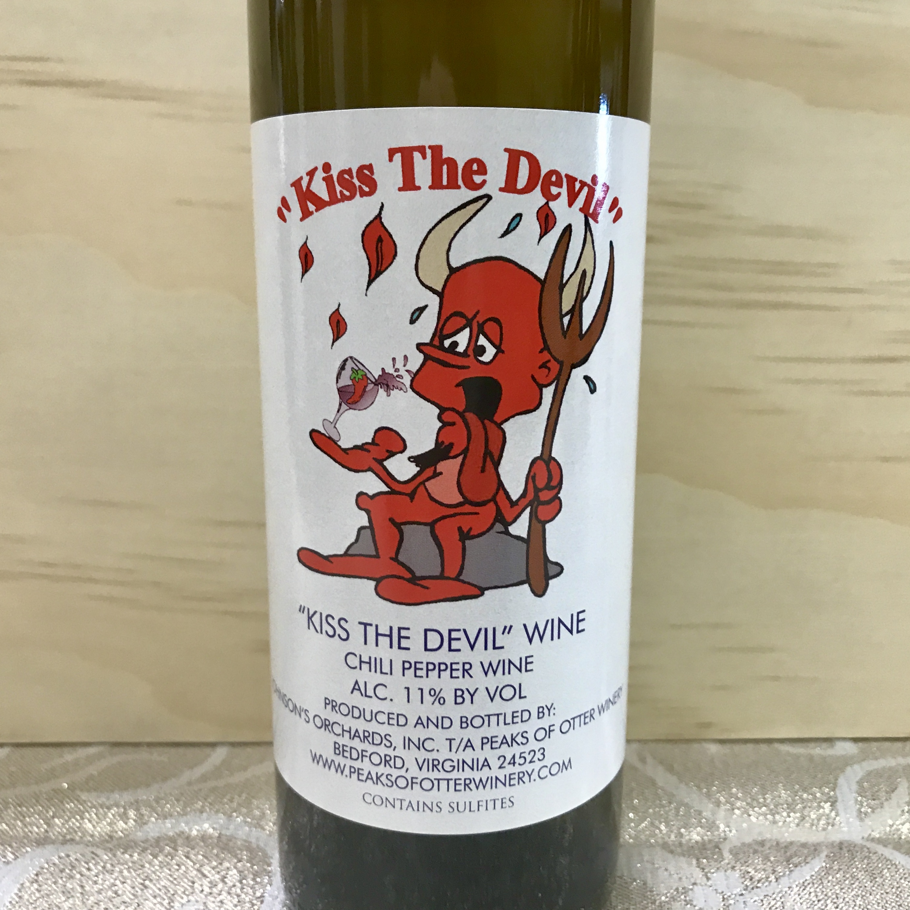 Peaks of Otter Kiss the Devil Chili Pepper Wine