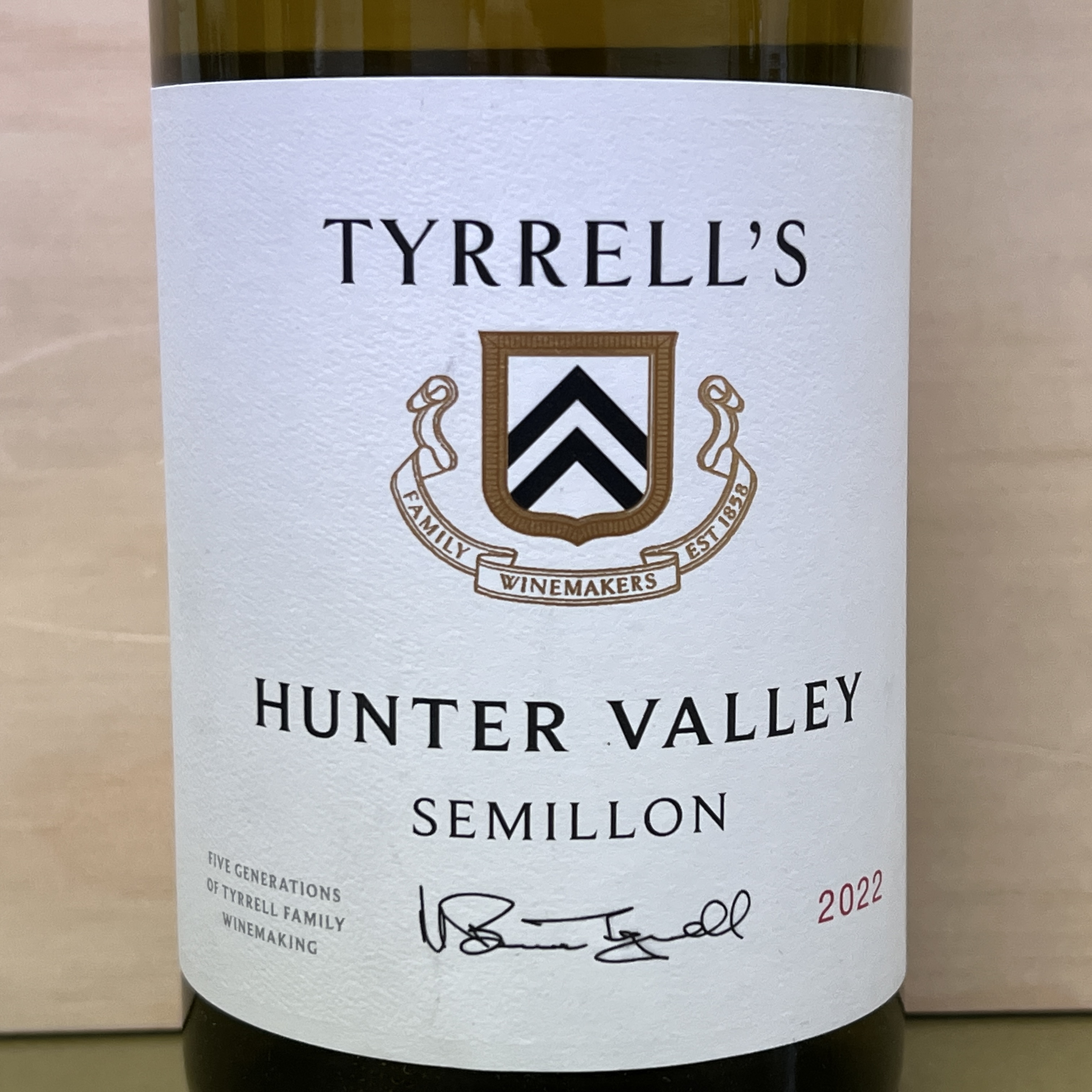 Tyrrell's Hunter Valley Semillion 2022