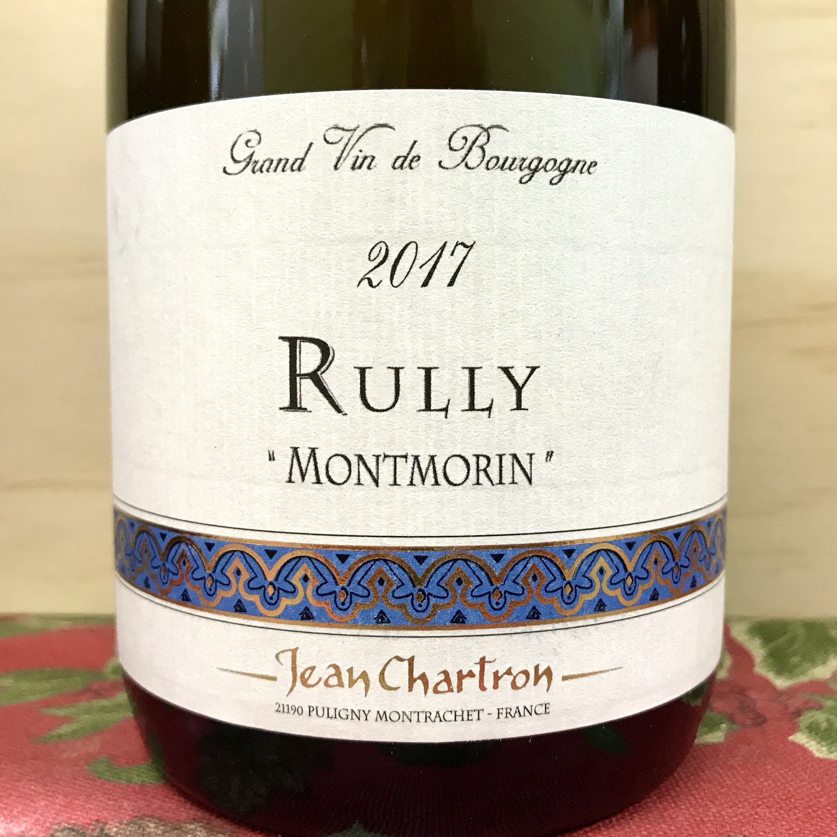 Jean Chartron Rully 'Montmorin' 2017