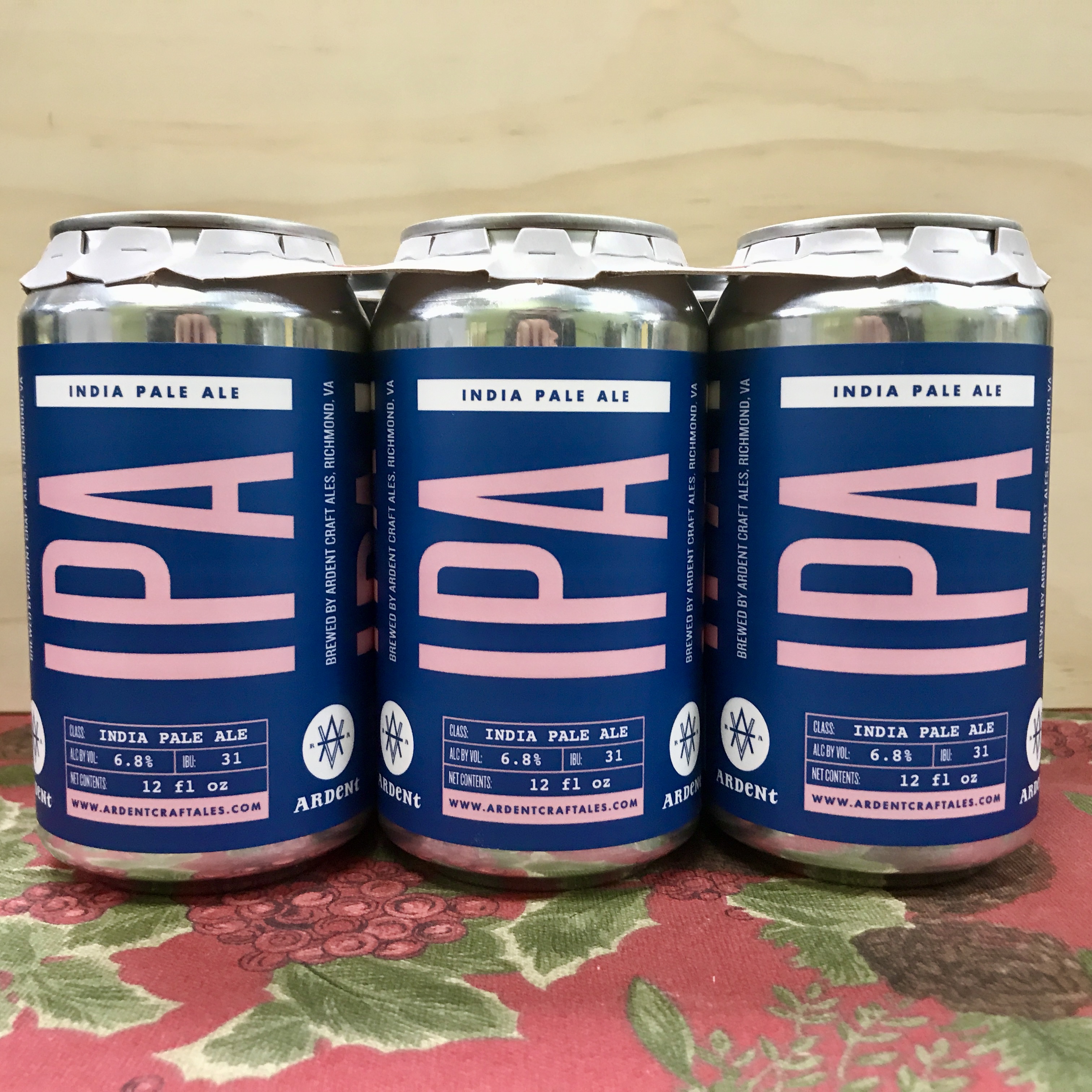Ardent Brewery India Pale Ale 6 x 12oz cans