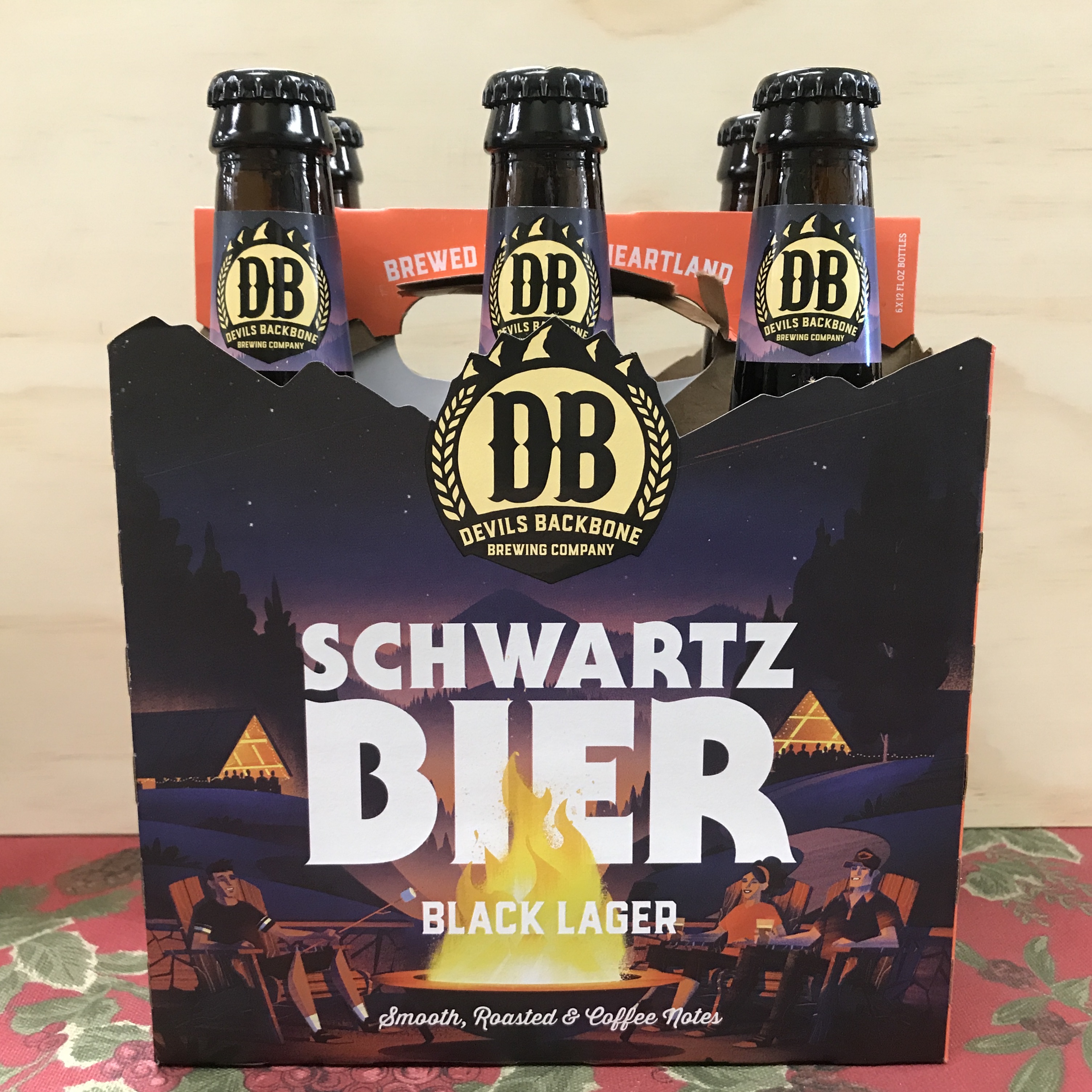 Devil's Backbone Schwartz Bier Black Lager 6 x 12oz bottles