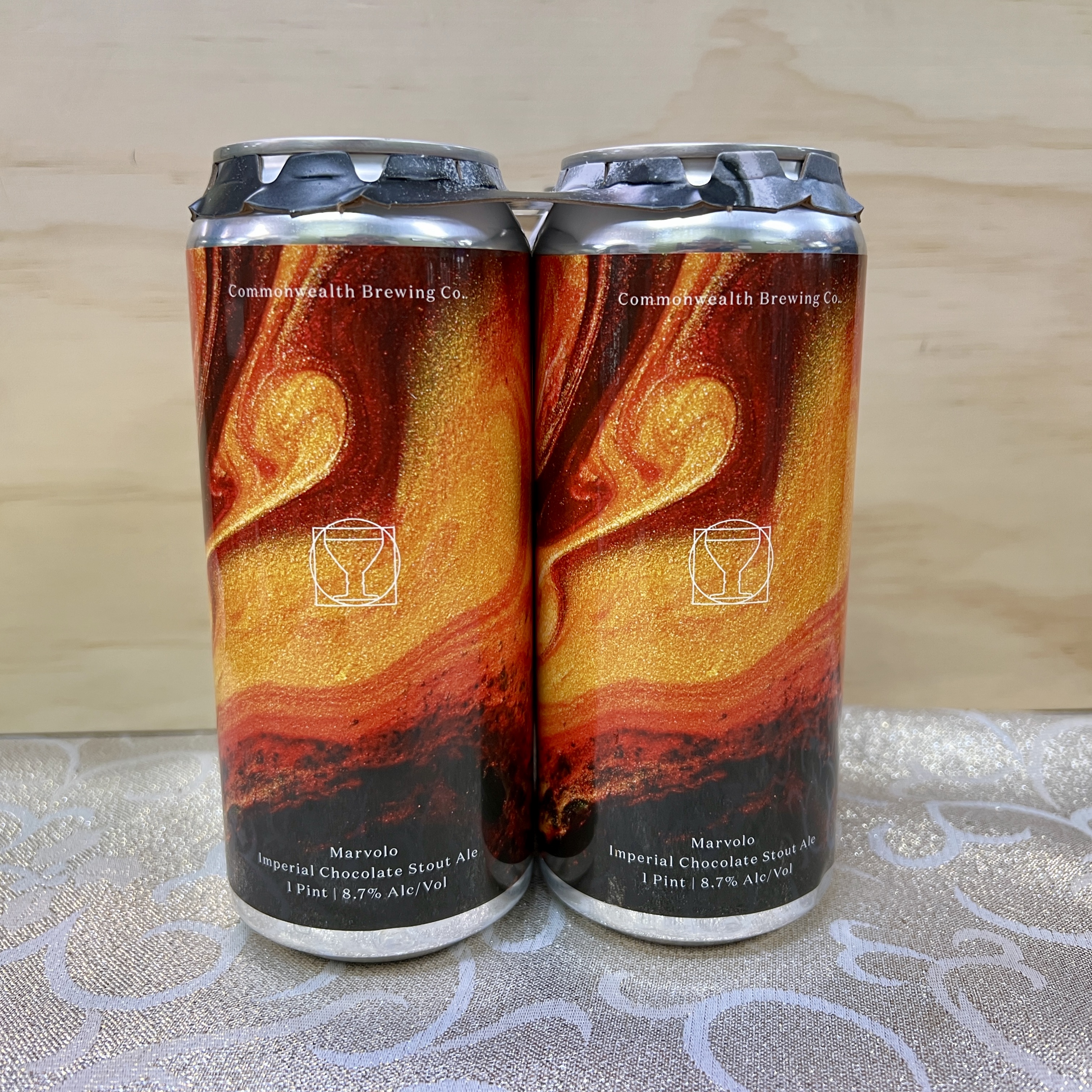Commonwealth Brewing Marvolo Imperial Chocolate Stout 4 x 16oz cans