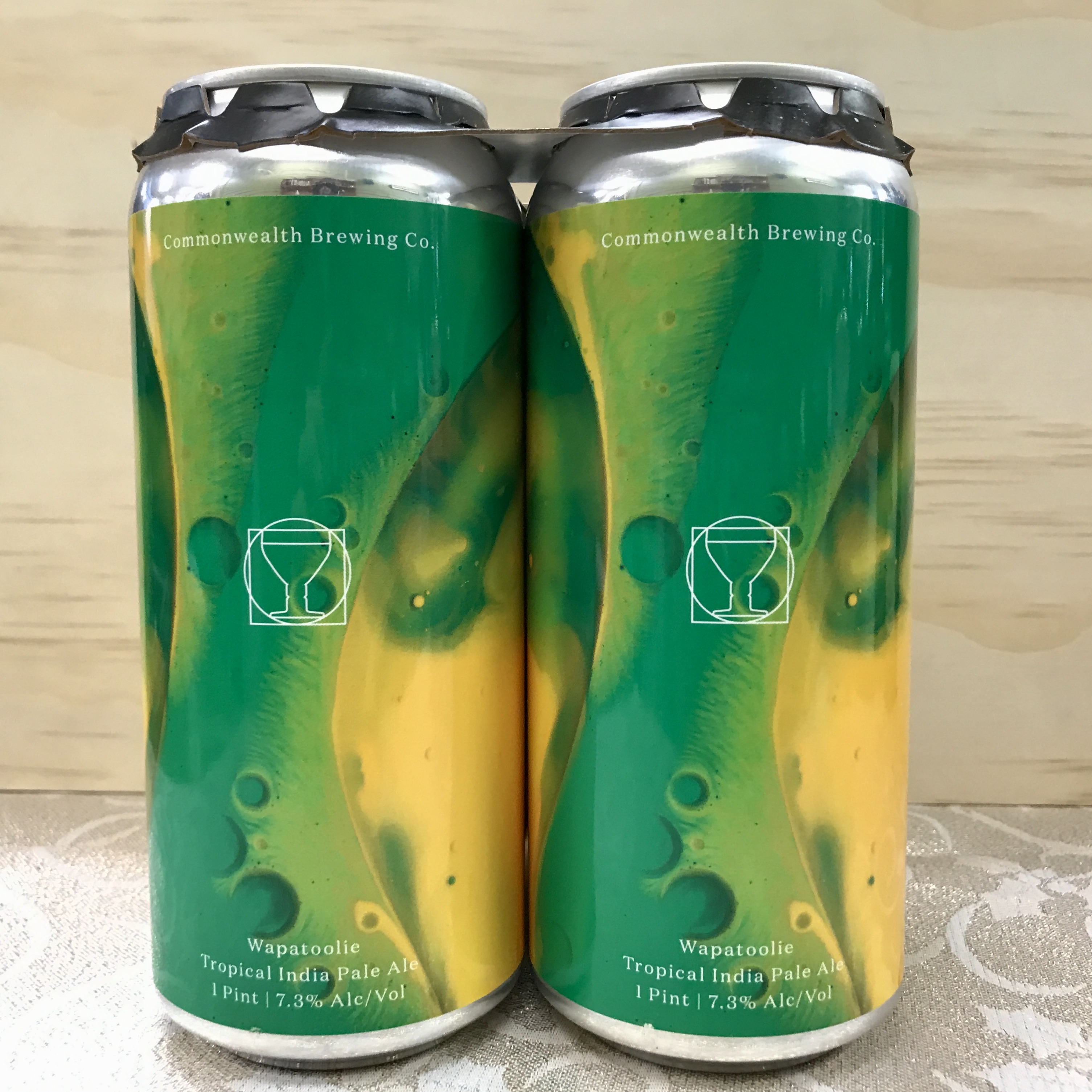 Commonwealth Brewing Co. Wapatoolie IPA 4 x 1pint cans