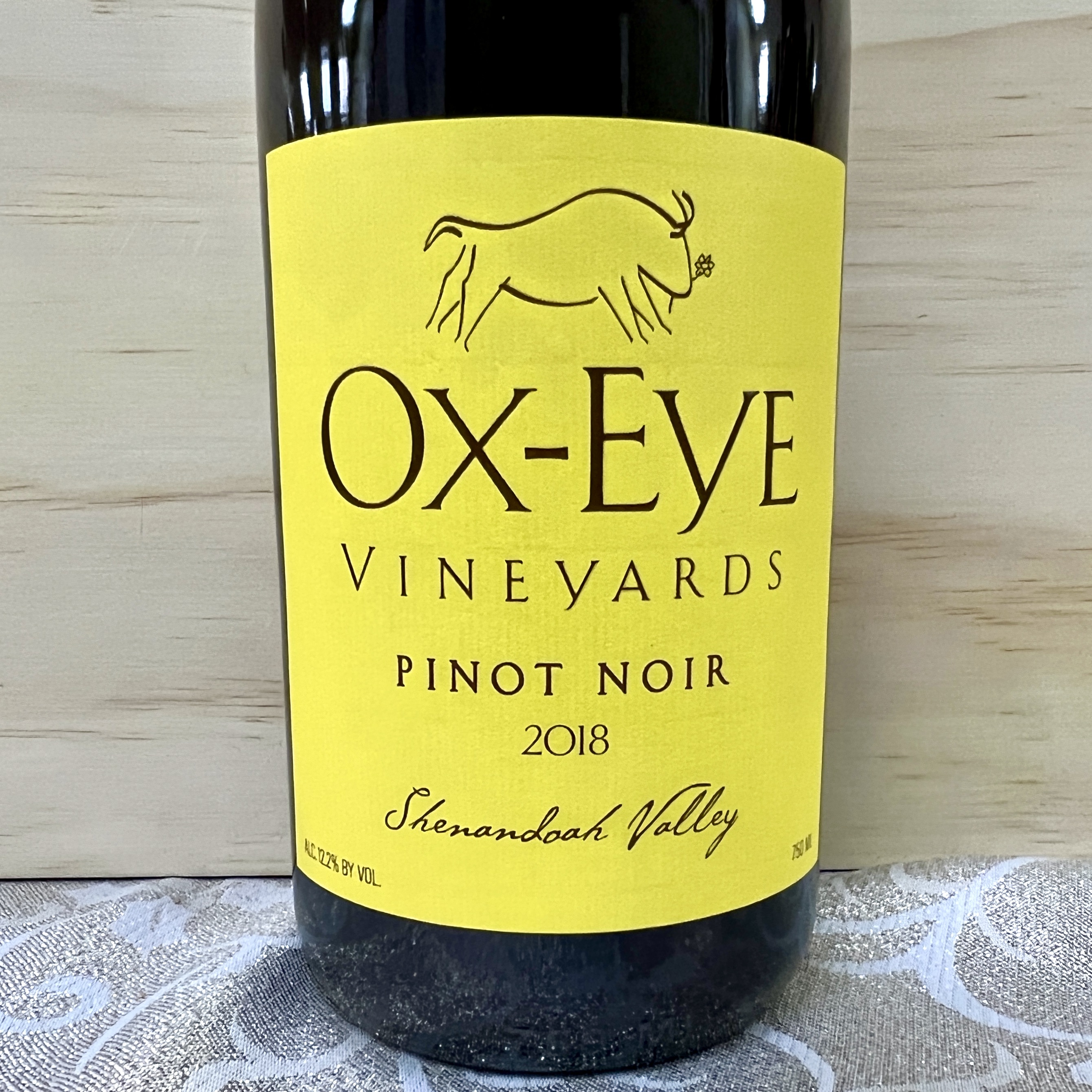 Ox Eye Vineyards Pinot Noir 2018