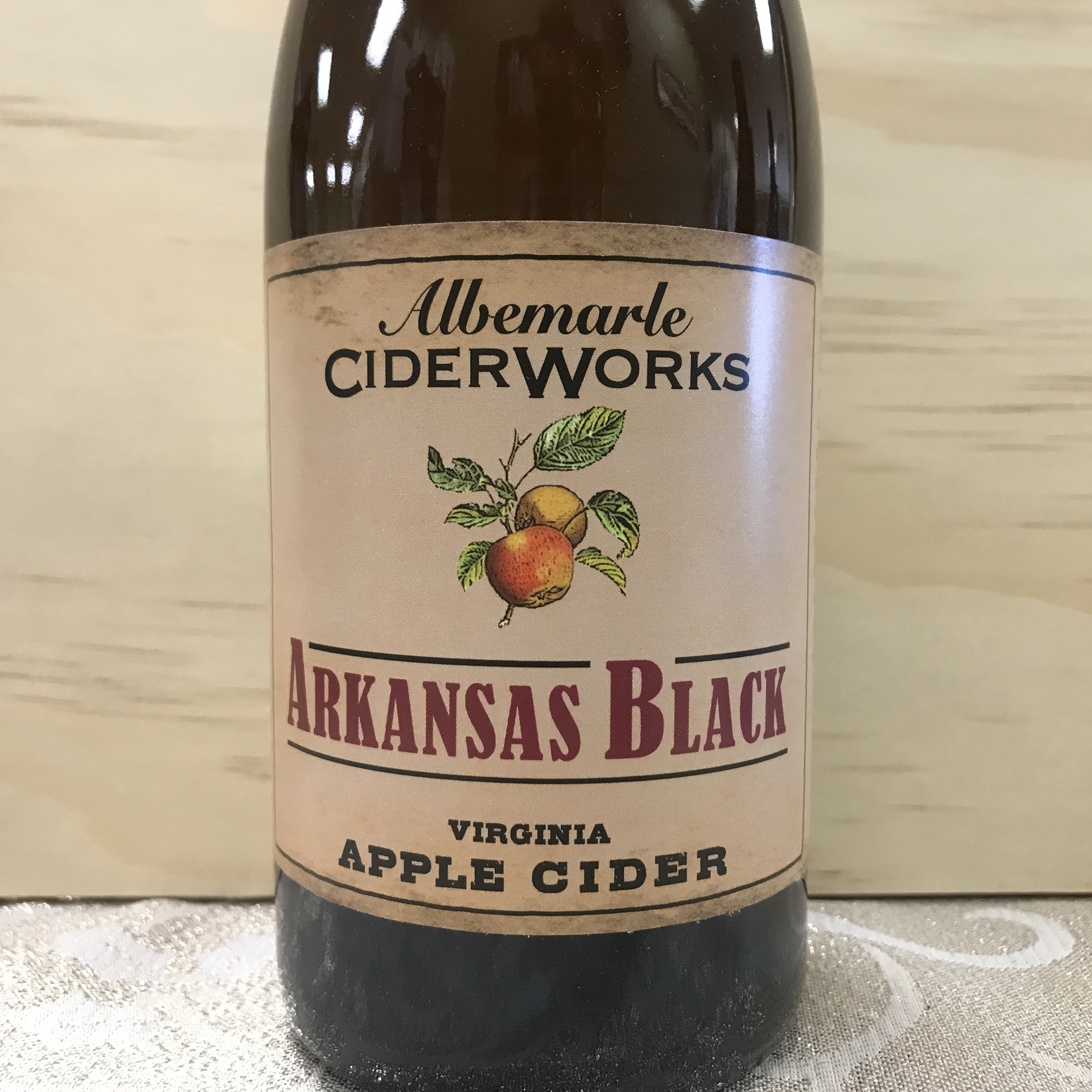 Albemarle Cider Works Arkansas Black Apple Cider