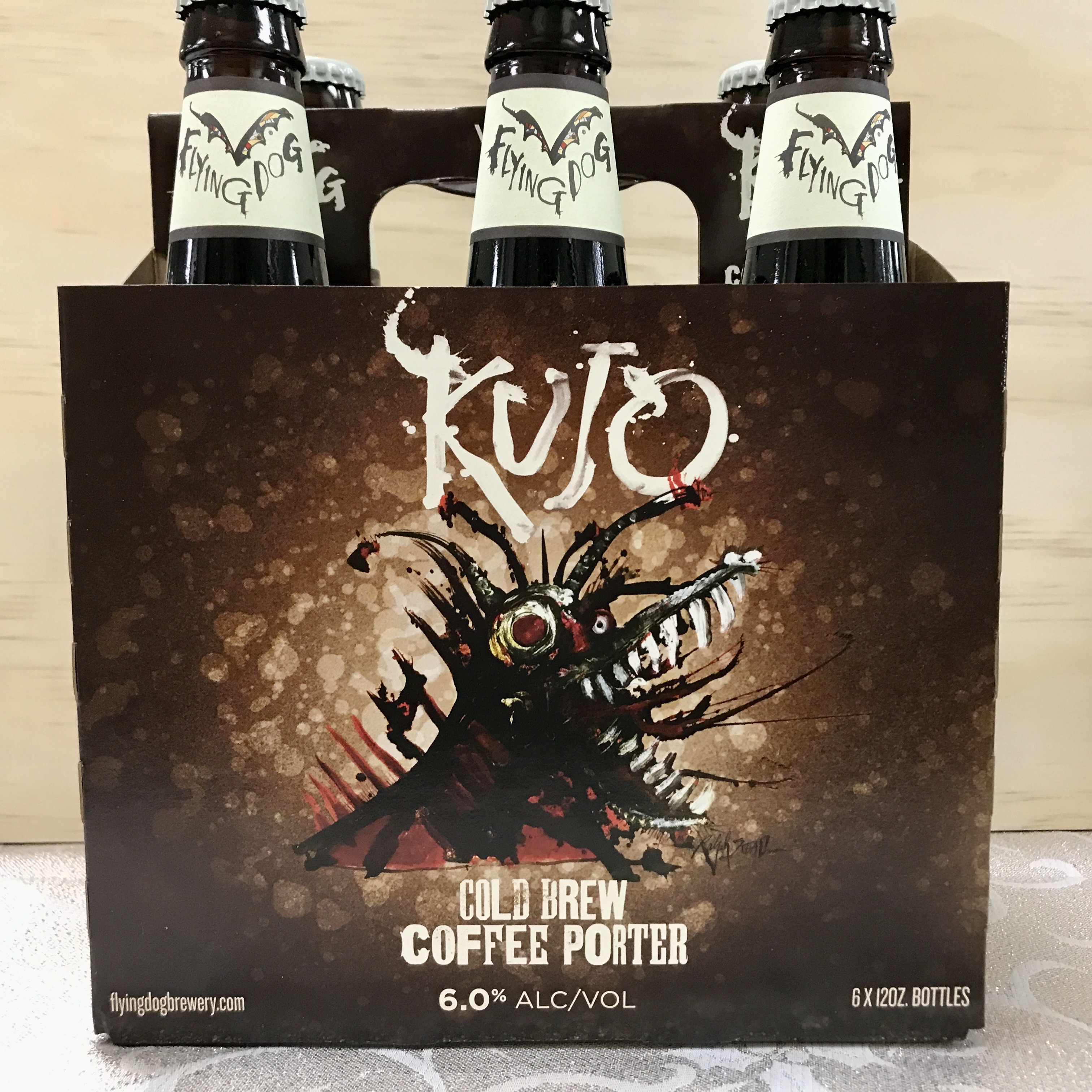 Flying Dog Kujo Cold Brew Coffee Porter 6 x 12oz bottles