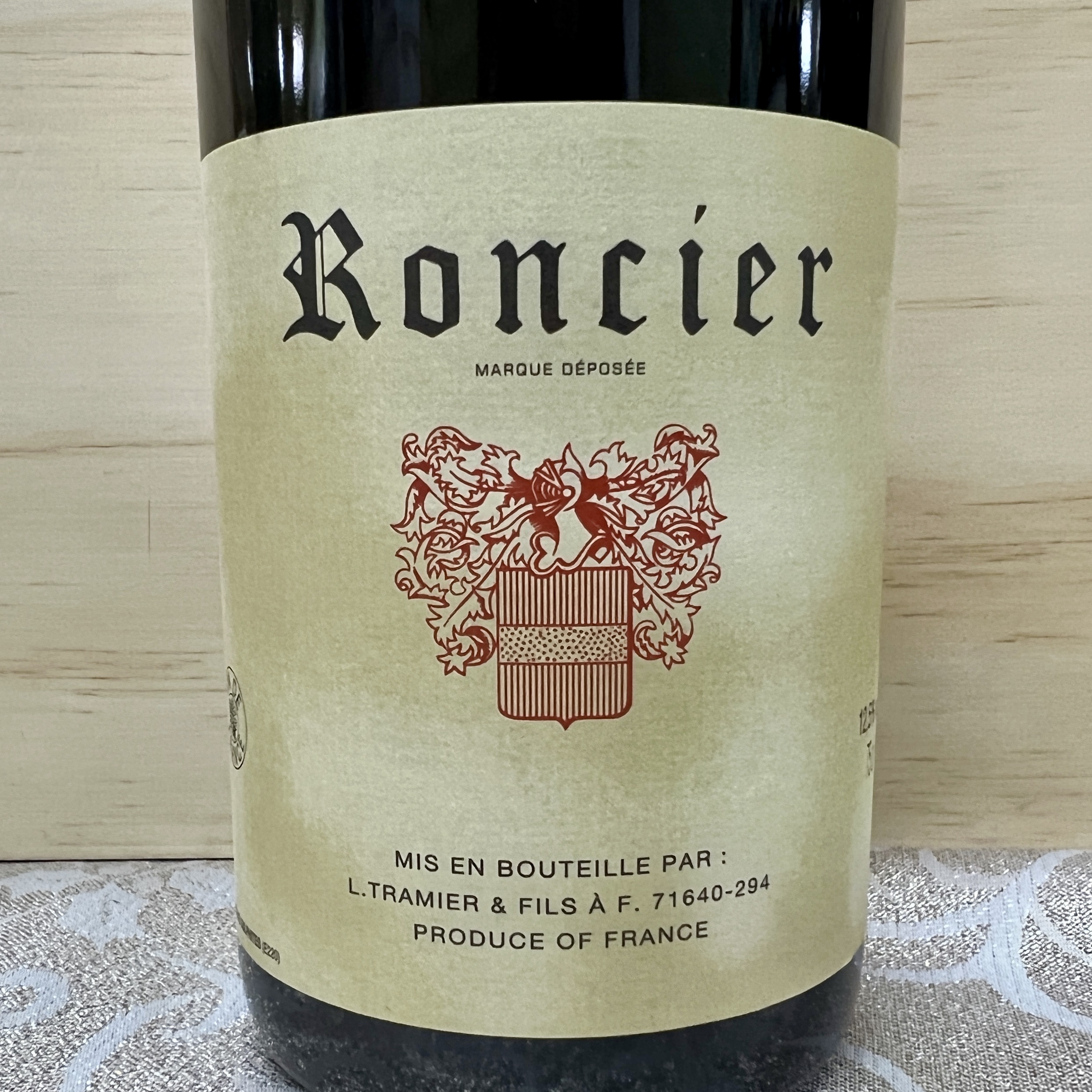 Roncier Pinot Noir VdF NV
