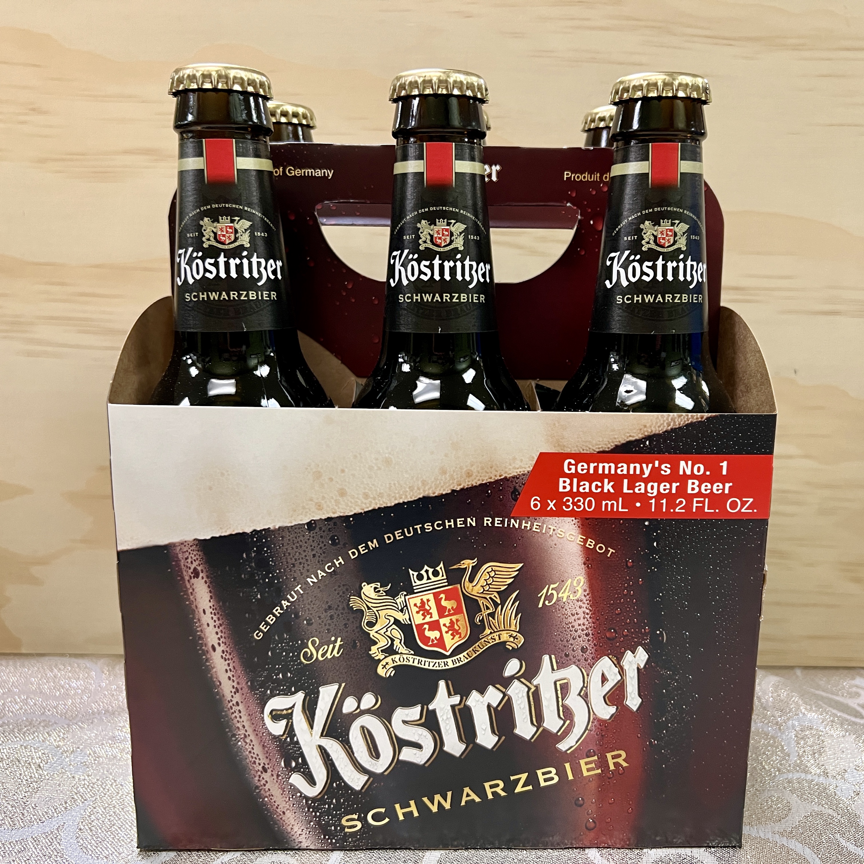 Kostritzer Schwarzbier 6pk 12 oz bottles