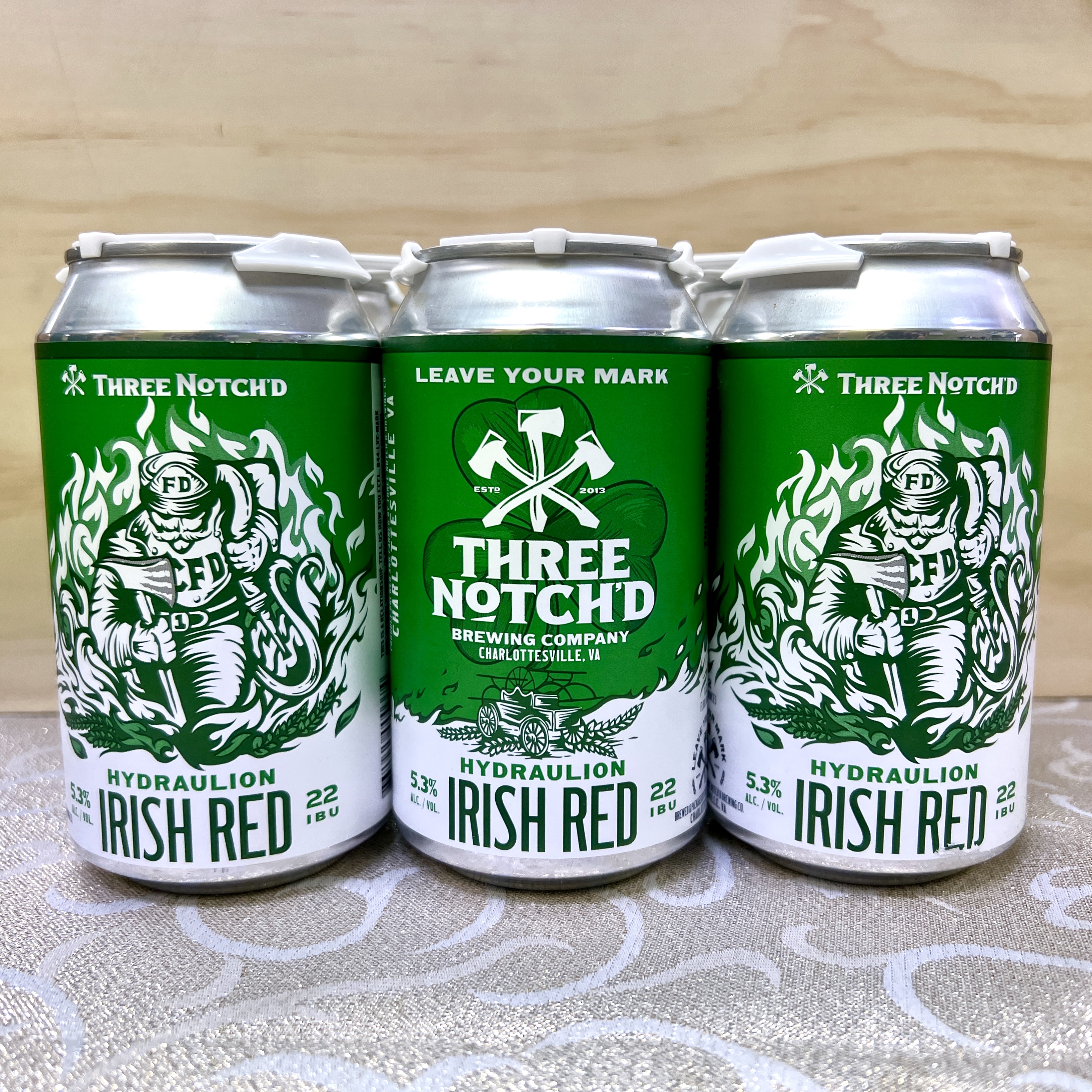 Three Notch'd Hydraulion Red (Irish Style) 6 x 12 oz bottles