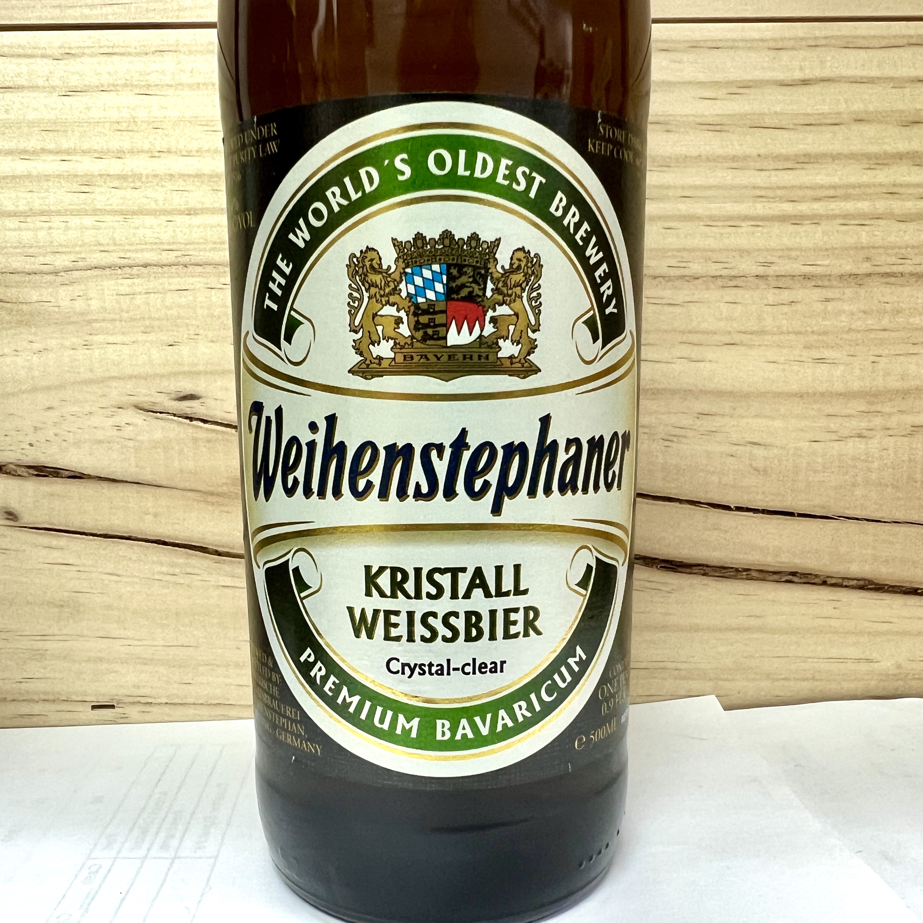 Weihenstephaner Kristall Weissbier 1 pint bottle