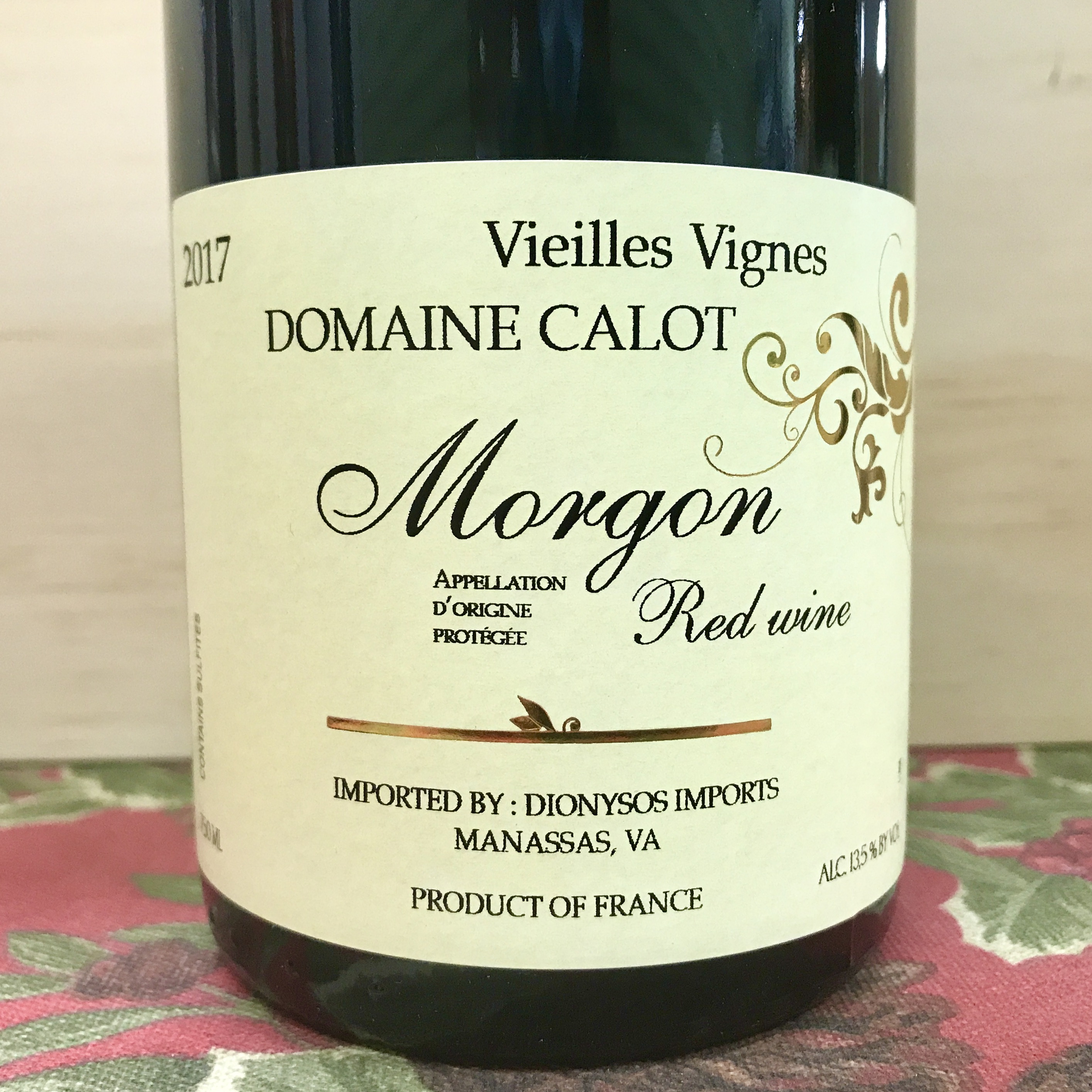 Domaine Calot Morgon Beaujolais 2017