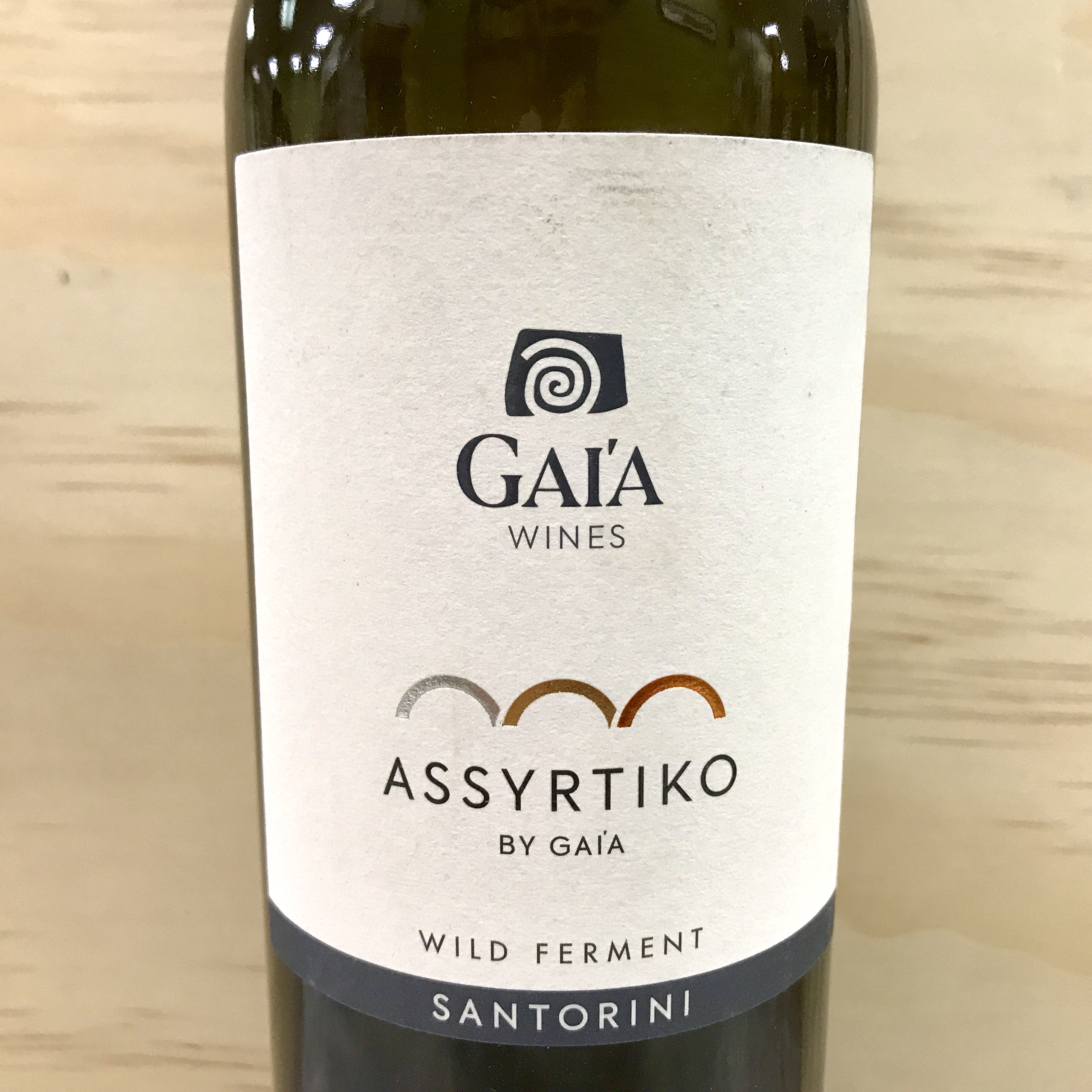 Gaia Assyrtiko wild ferment Santorini 2020