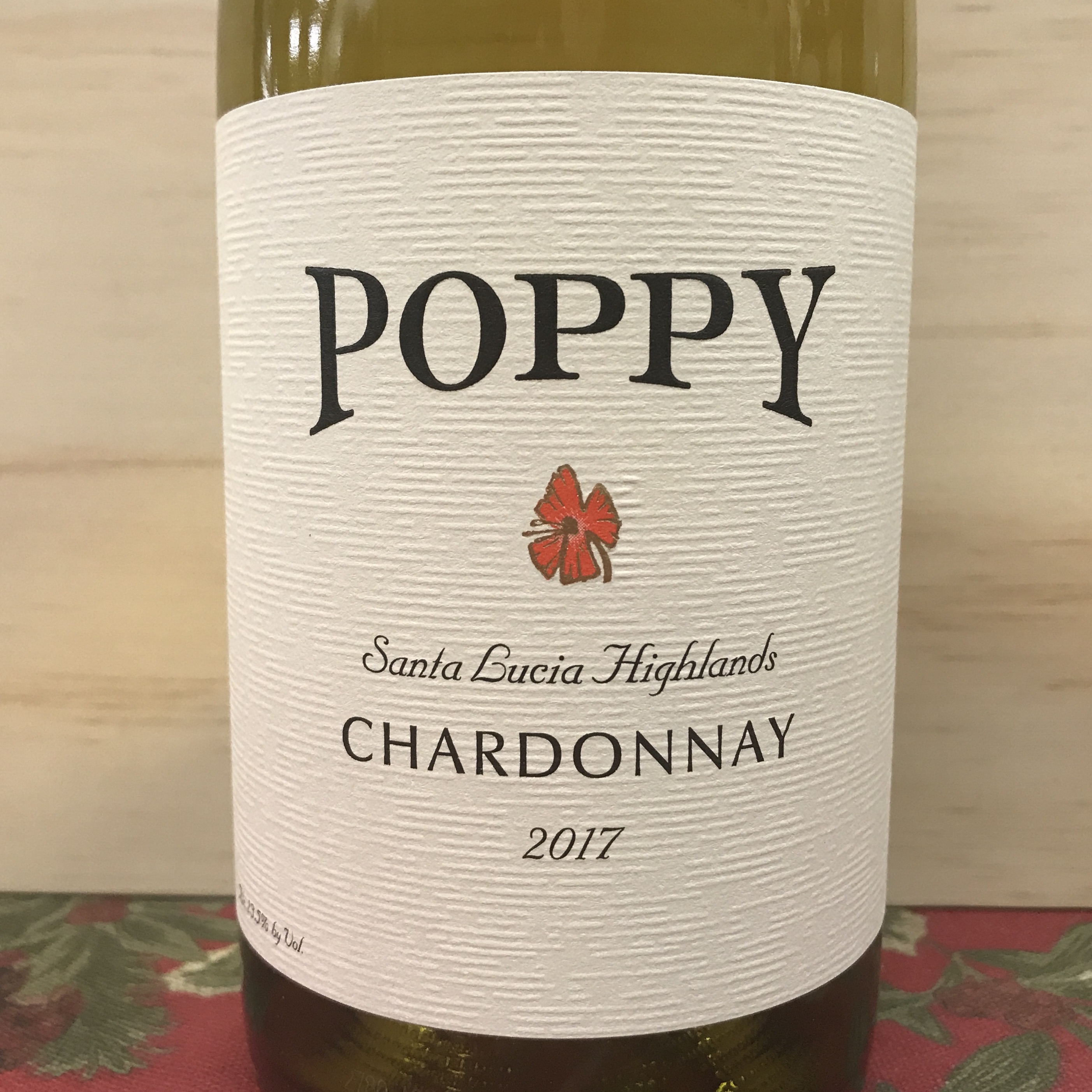 Poppy Chardonnay Santa Lucia Highlands 2017