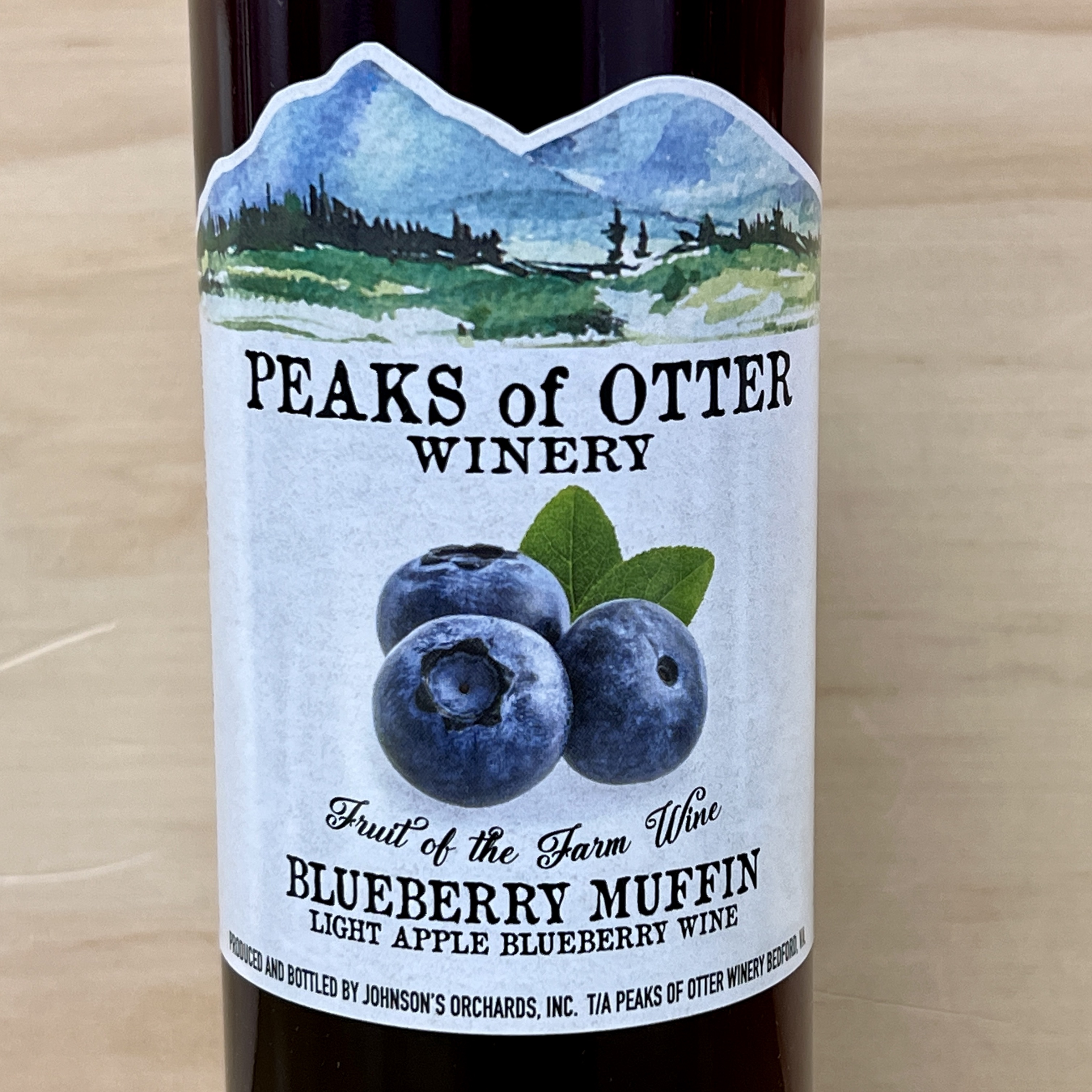 Peaks of Otter Blueberry Muffin Apple Blueberry wine 500ml