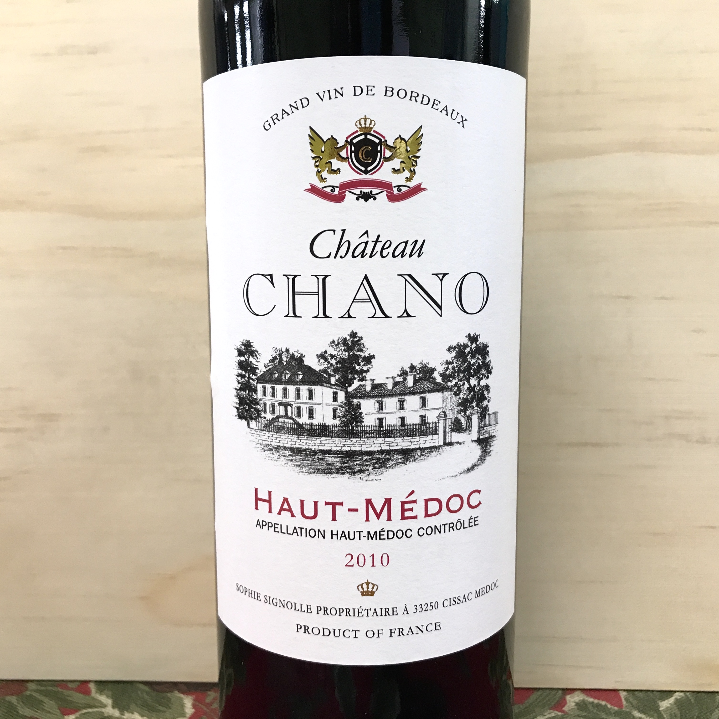 Chateau Chano Haut-Medoc red 2010