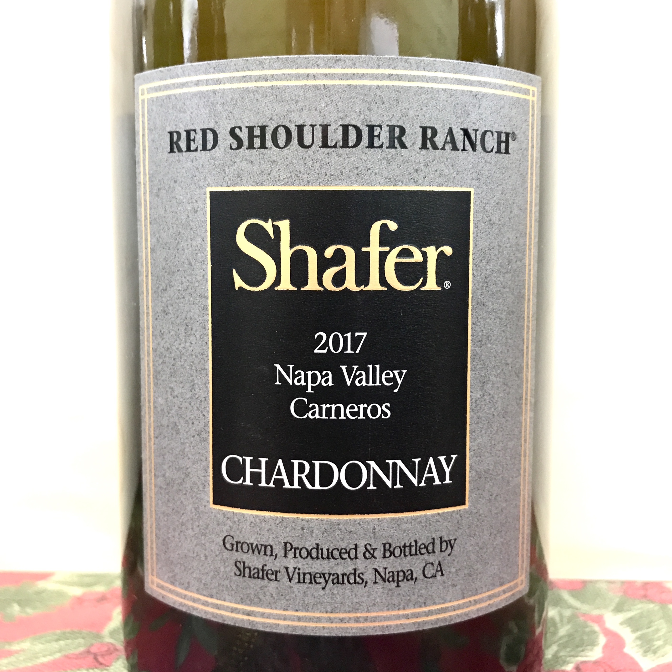 Shafer Red Shoulder Ranch Napa Carneros Chardonnay 2017