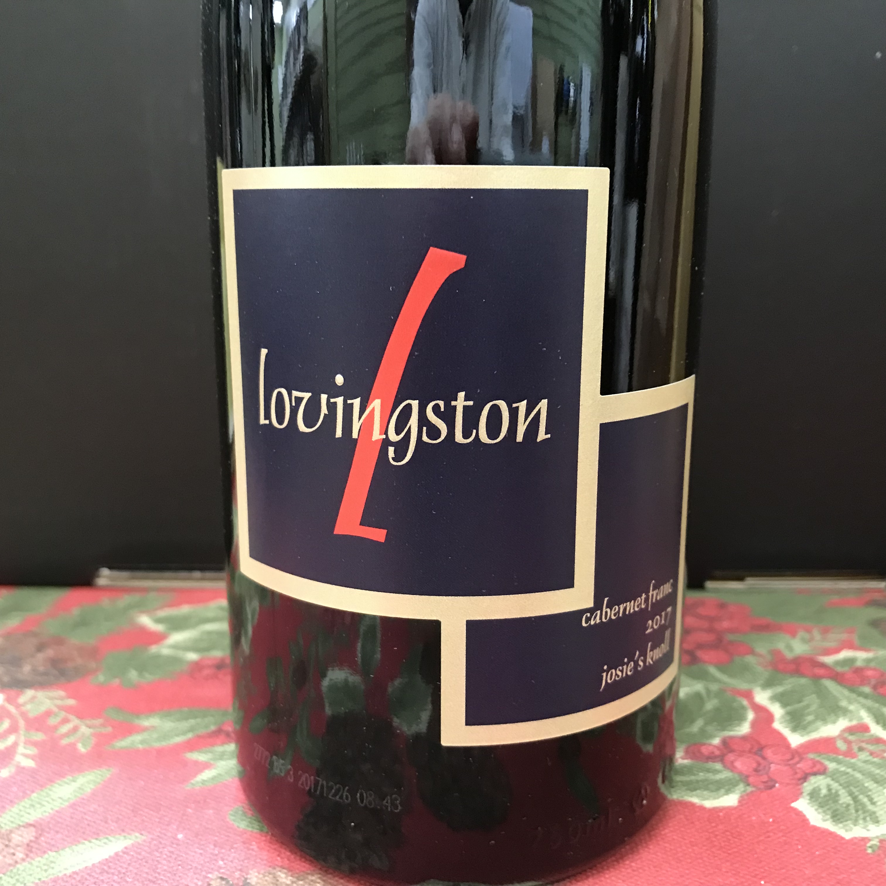 Lovingston Vineyards Josie's Knoll Cabernet Franc 2017