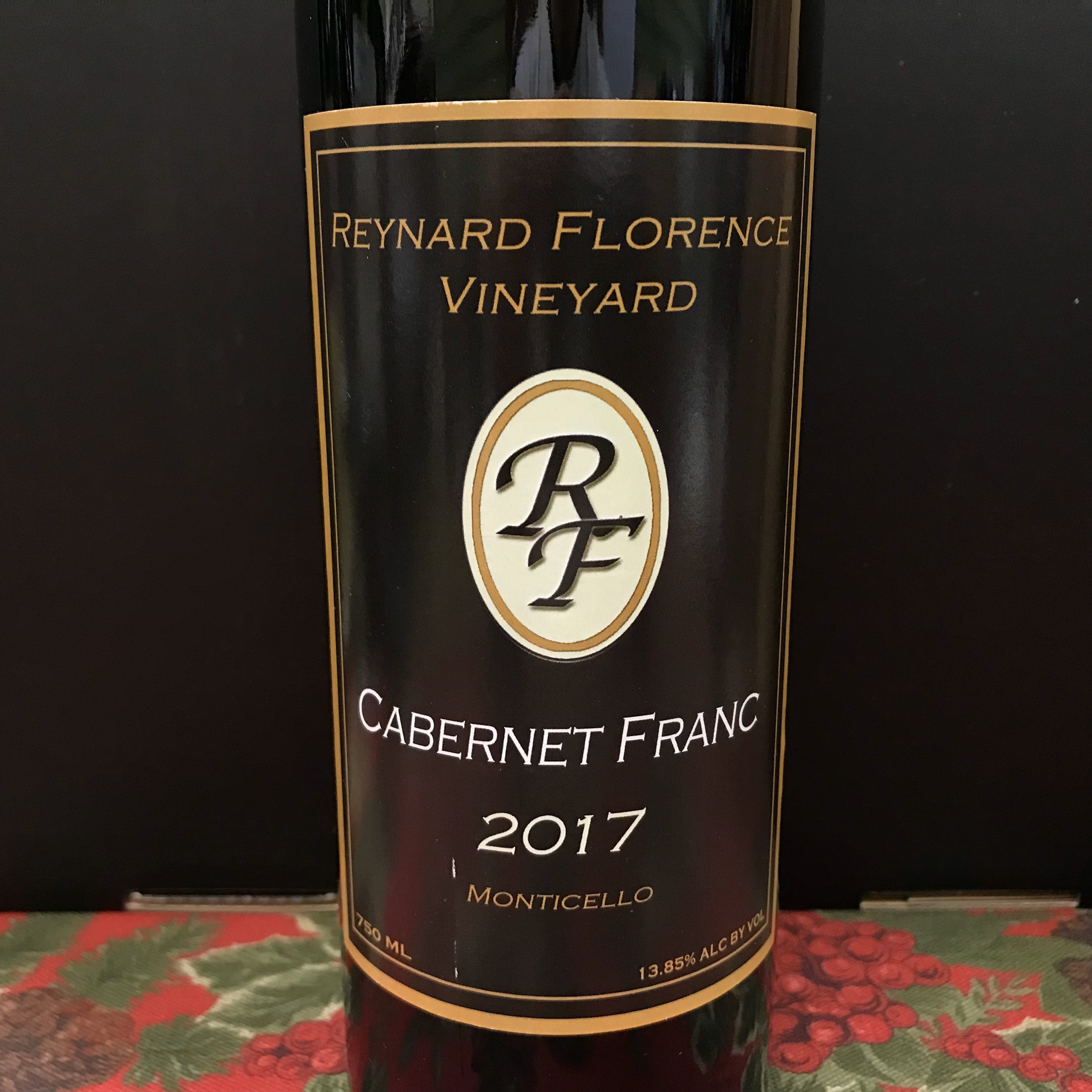 Reynard Florence Cabernet Franc Monticello 2017