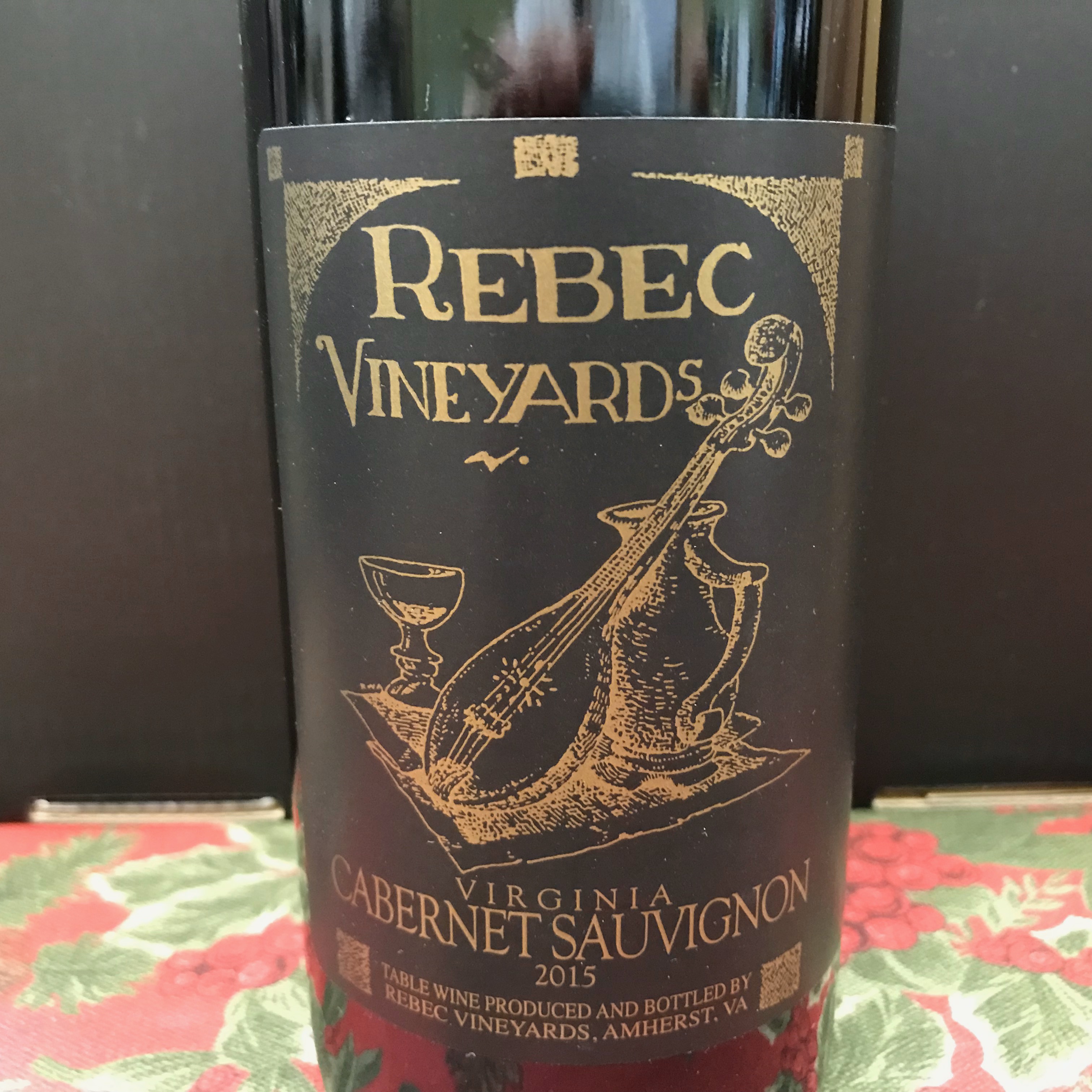 Rebec Vineyards Cabernet Sauvignon 2015