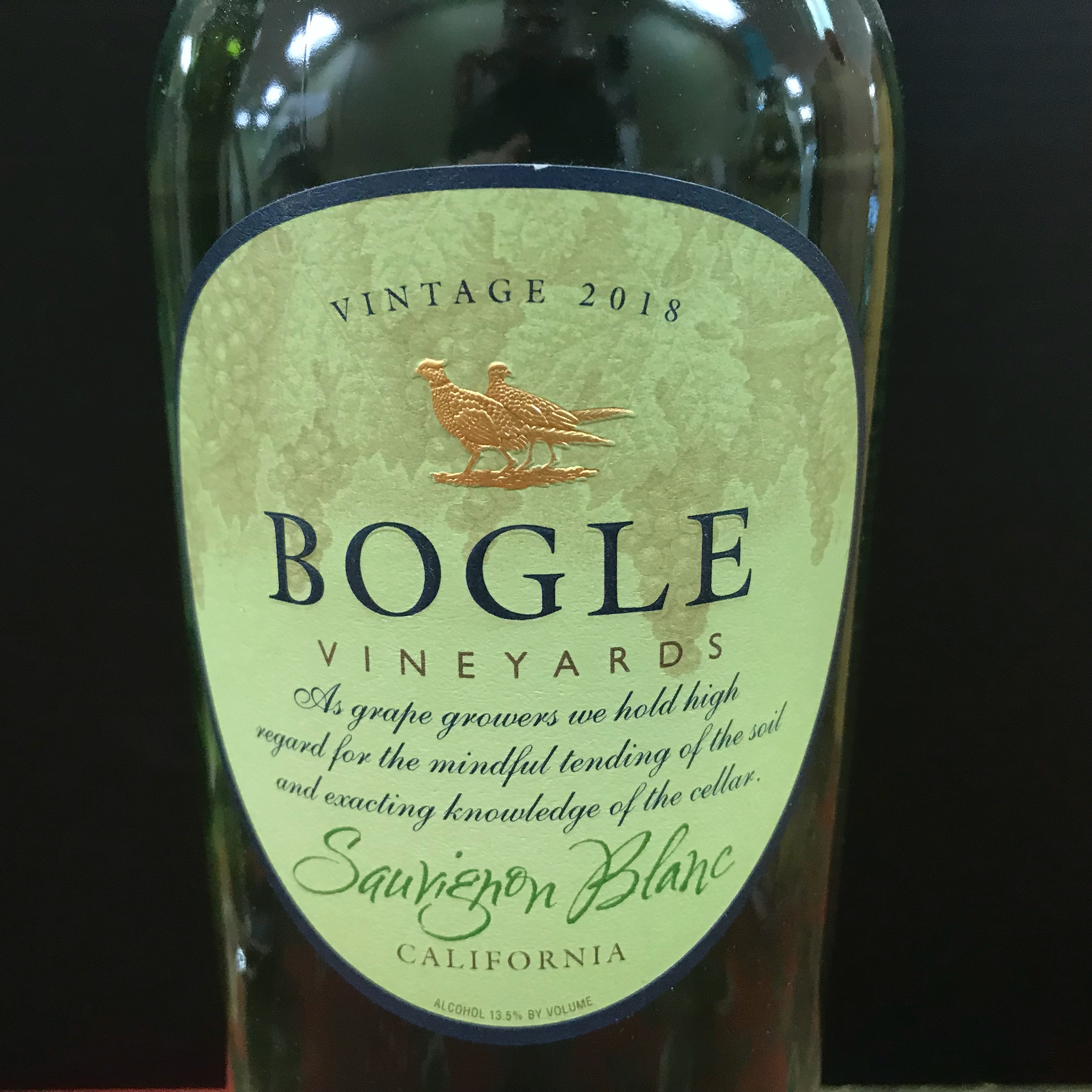 Bogle Sauvignon Blanc California 2018