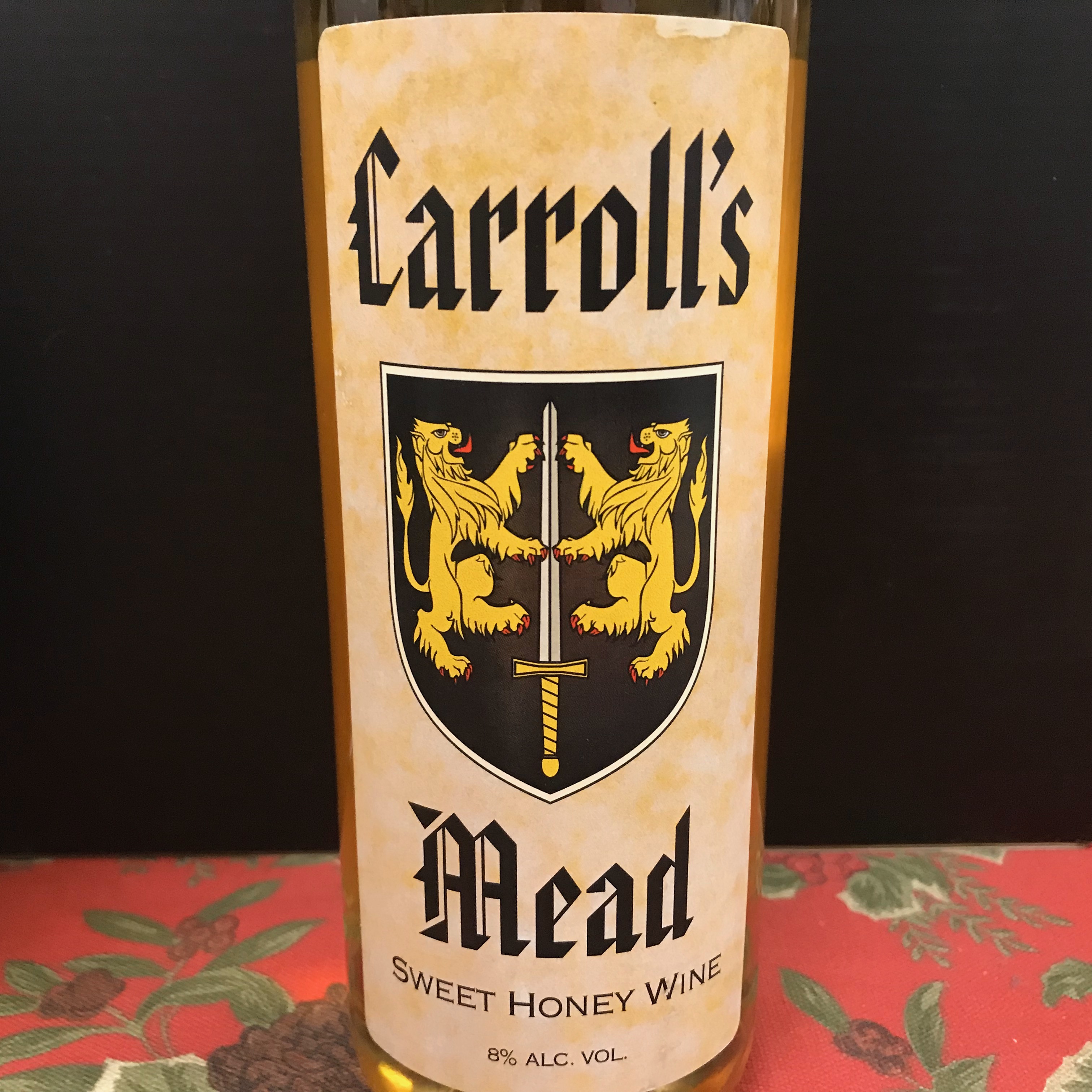 Carrol's Mead Sweet Honey Wine