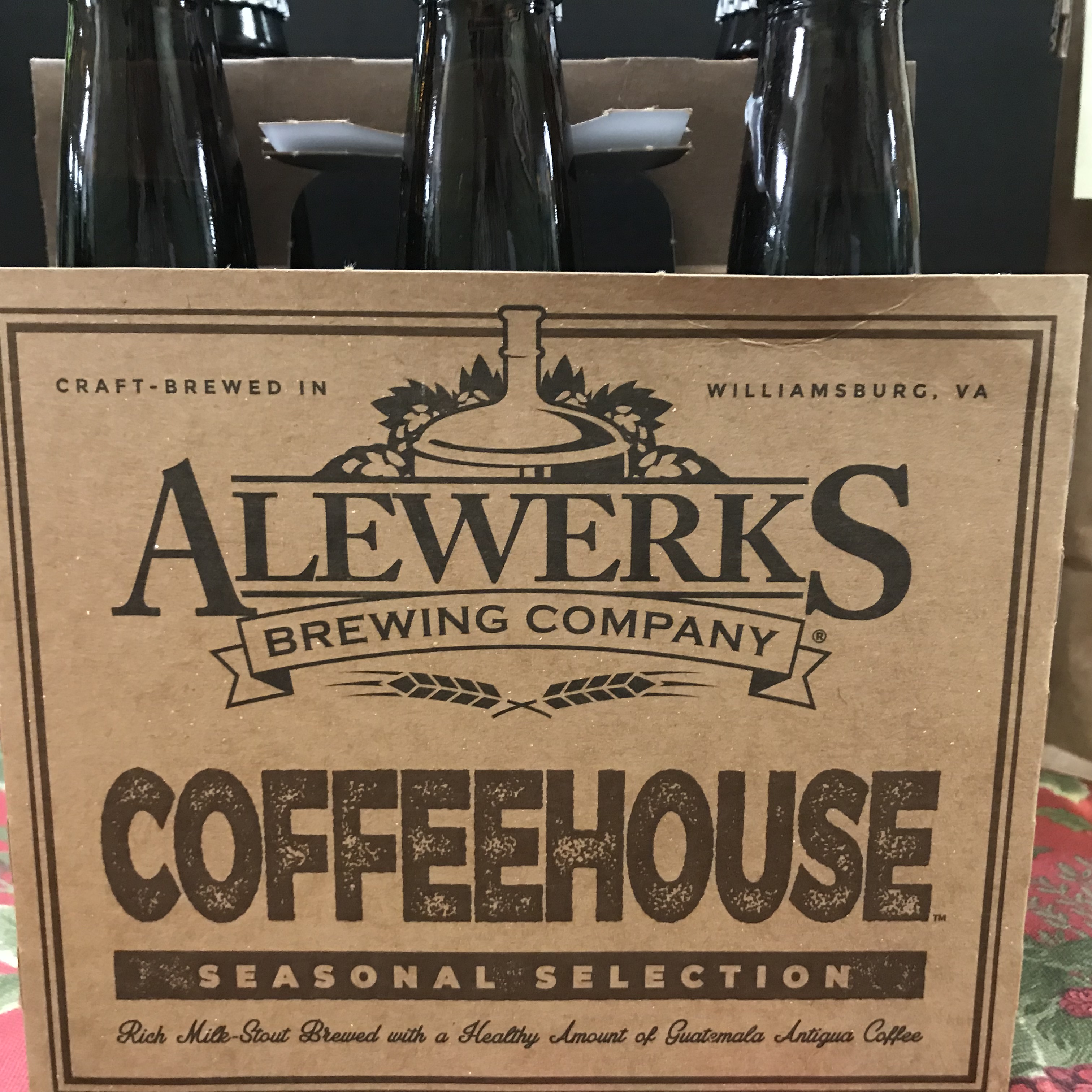 Alewerks Coffeehouse Seasonal 6 pack 12 oz bottles