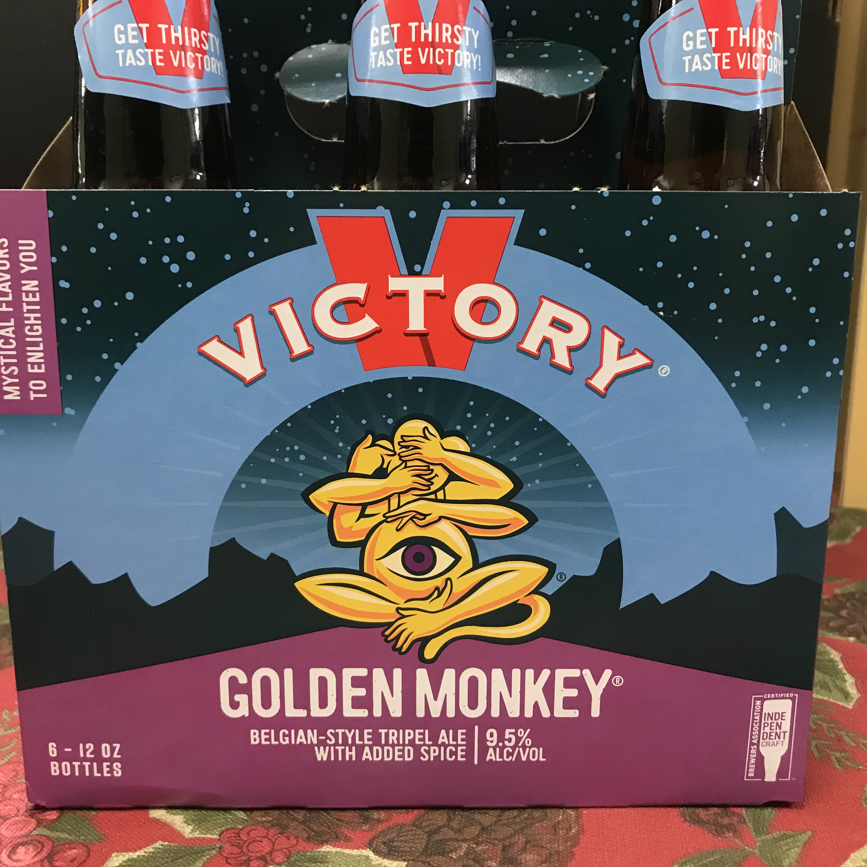 Victory Golden Monkey Belgian Style Ale 6 x 12oz bottles
