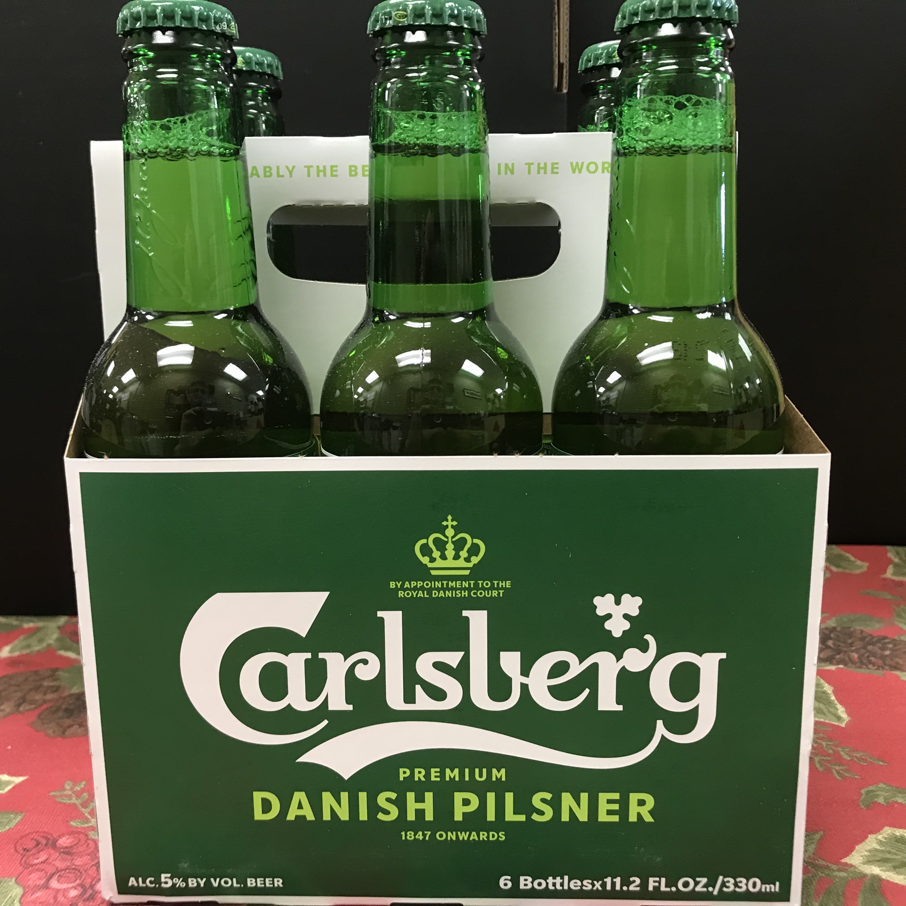 Carlsberg Danish Pilsner 6 x 12oz