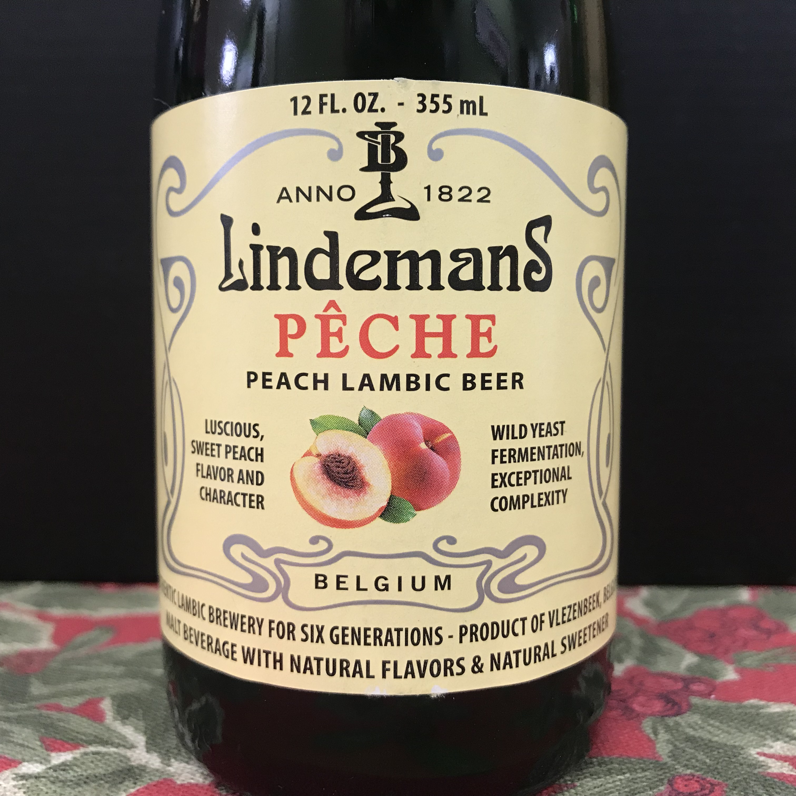 Lindemans Peche Peach Lambic 12 oz