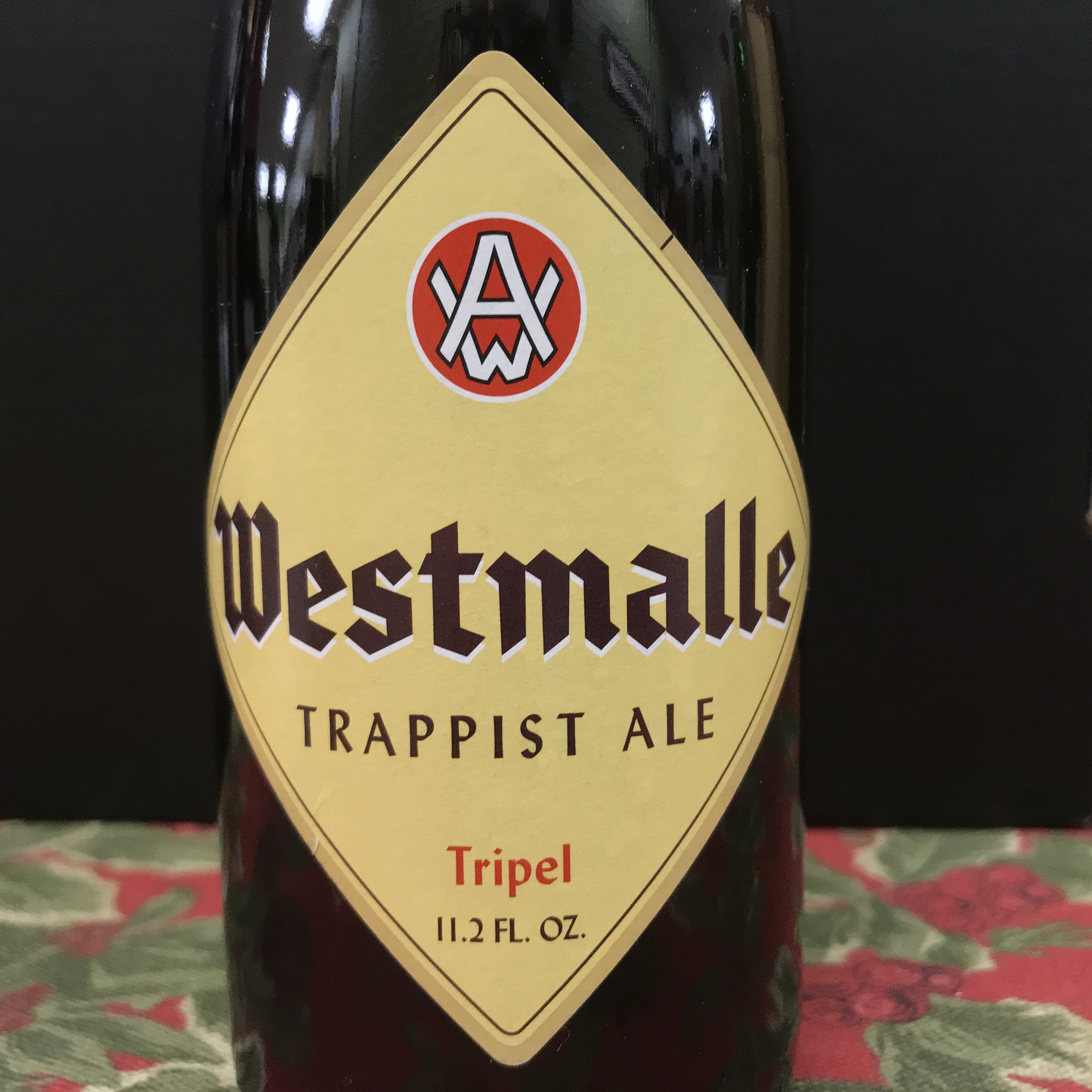 Westmalle Trappist Ale Tripel ale single 12oz
