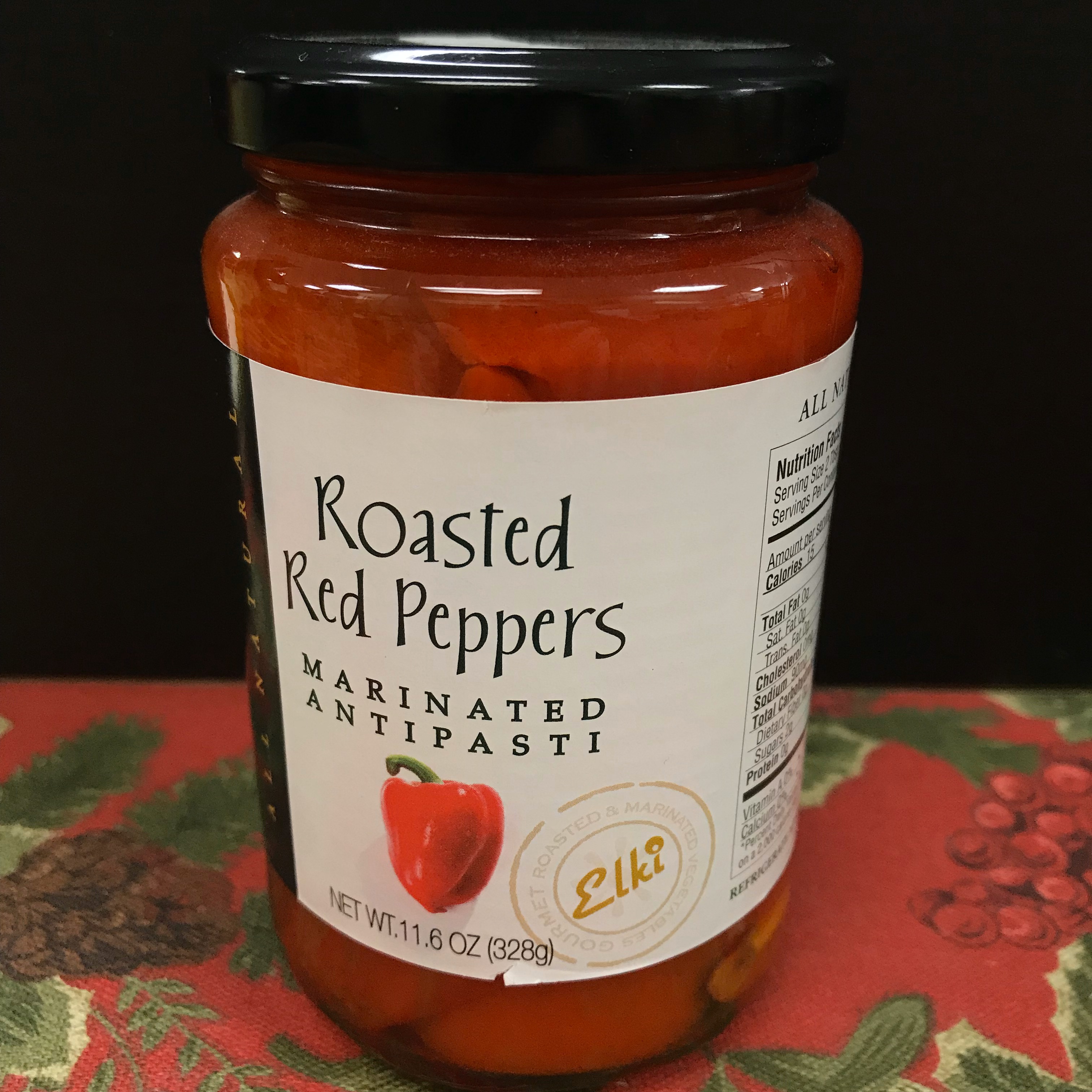 Roasted Red Peppers Marinated Antipasti all natural 12 oz