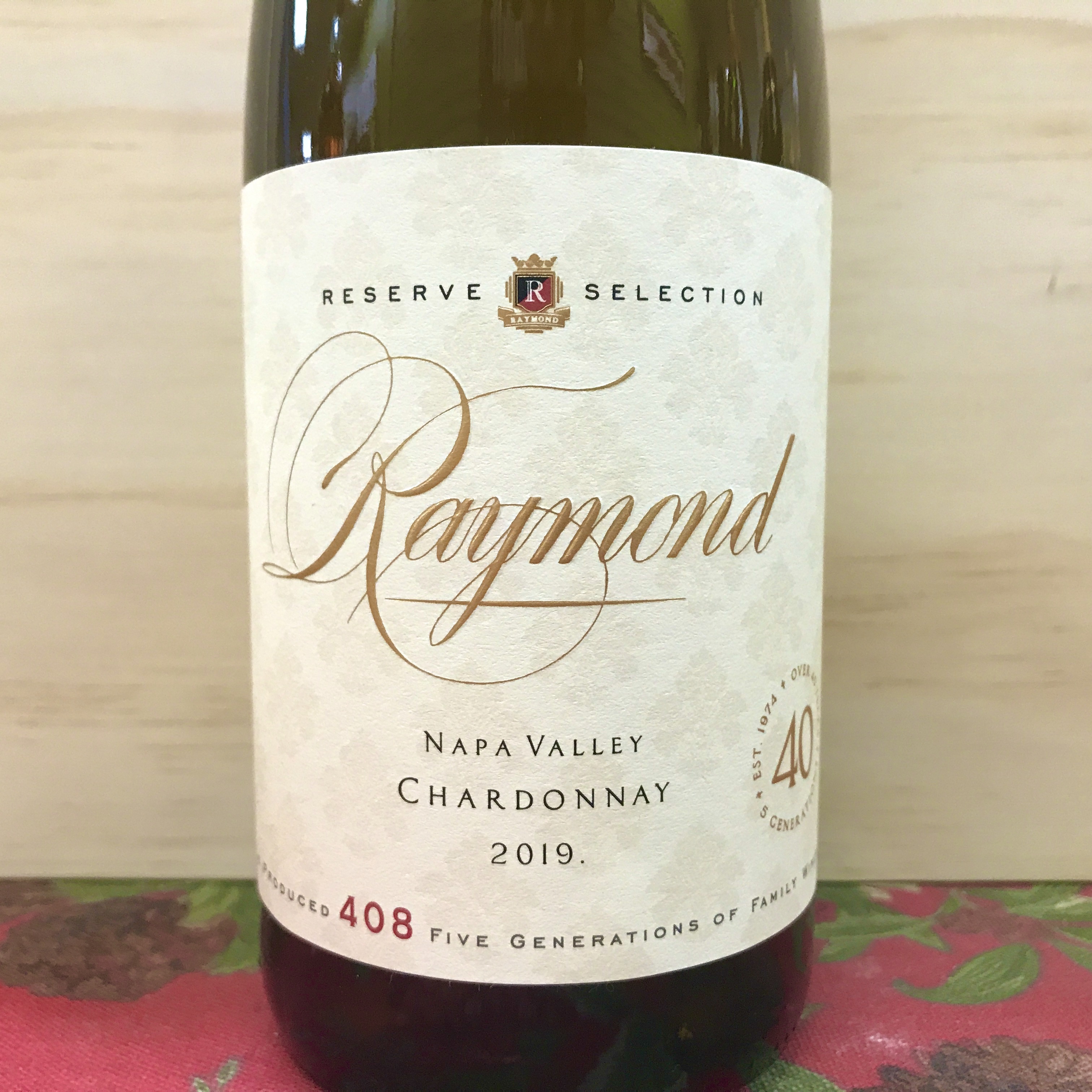 Raymond Napa Valley Chardonnay Reserve Selection 2019