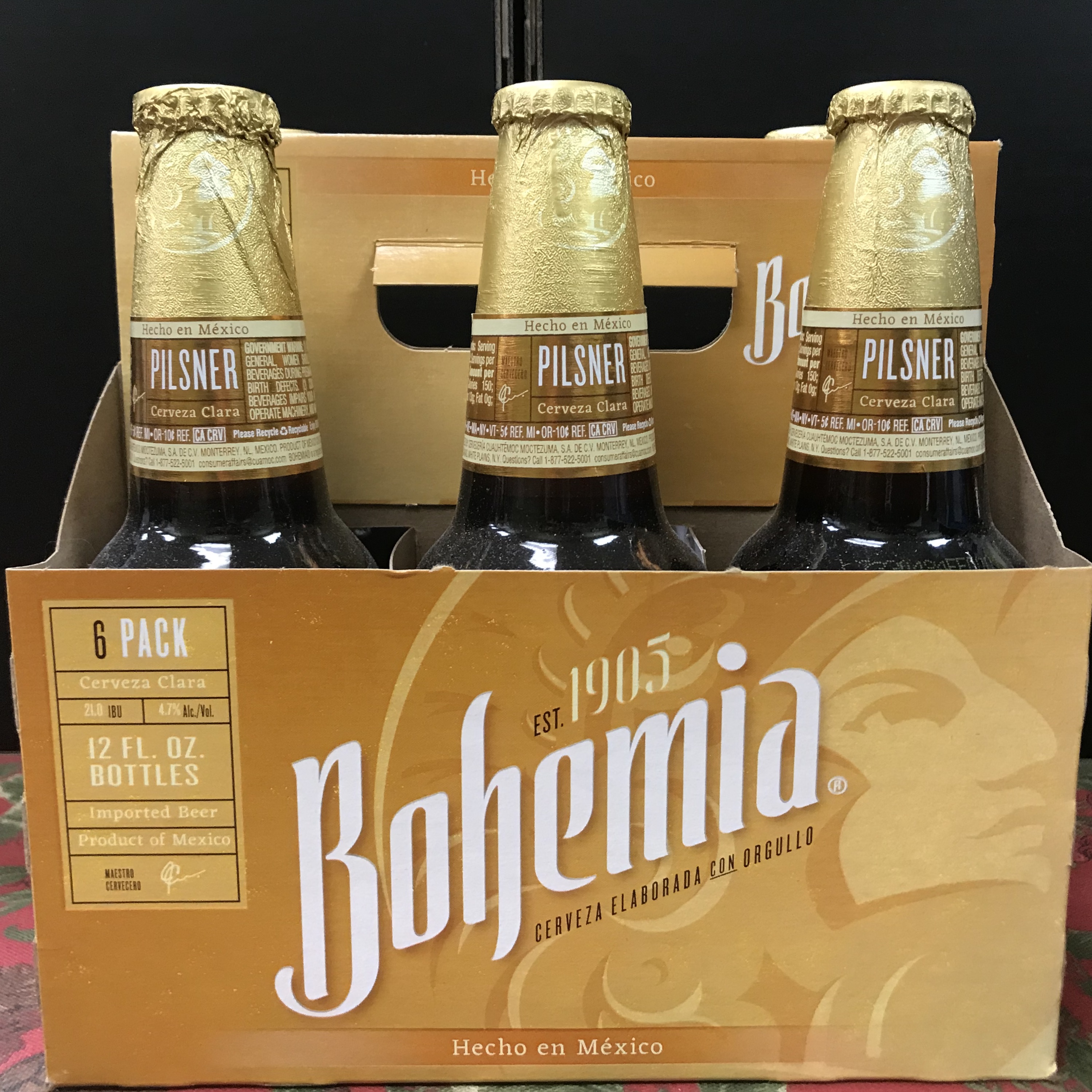Bohemia Lager 6 x 12 oz