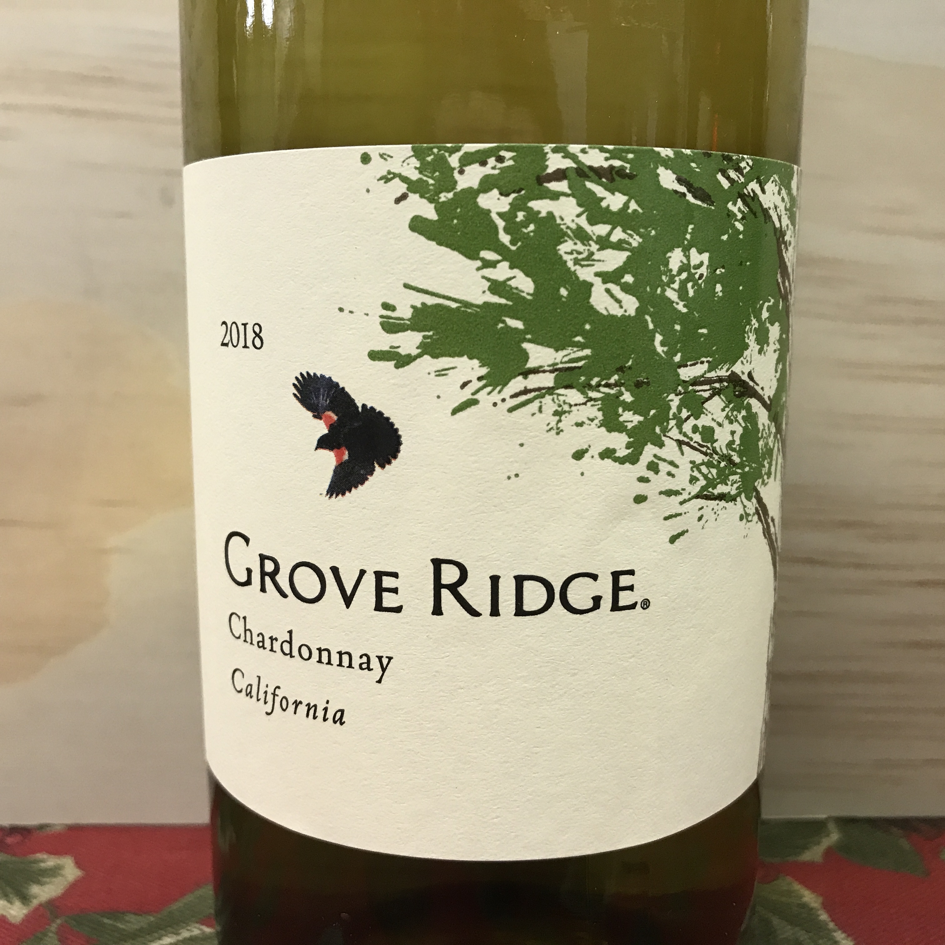 Grove Ridge California Chardonnay 2018