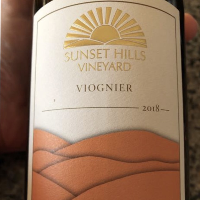 Sunset Hills Viognier 2018