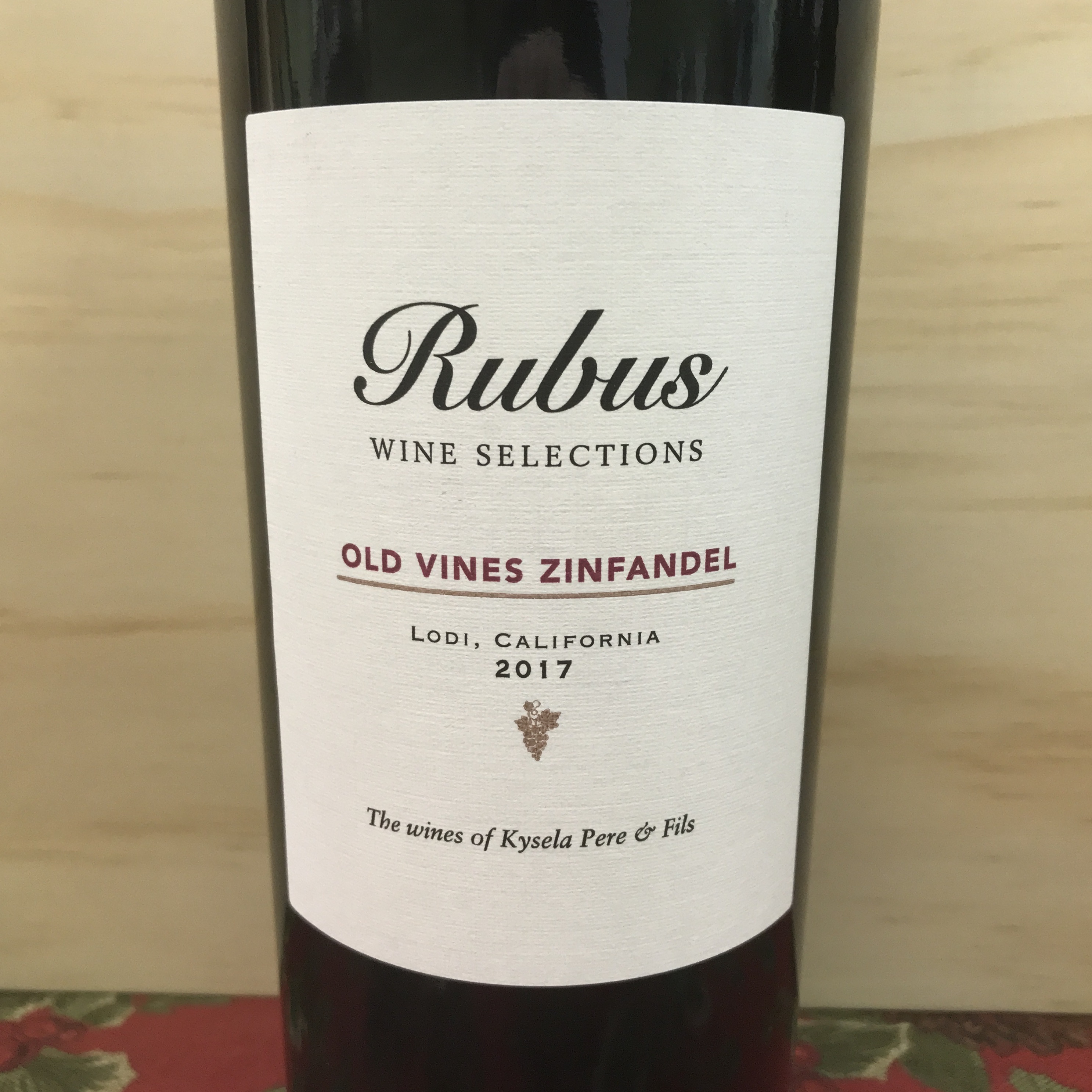 Rubus Old Vine Zinfandel Lodi 2017