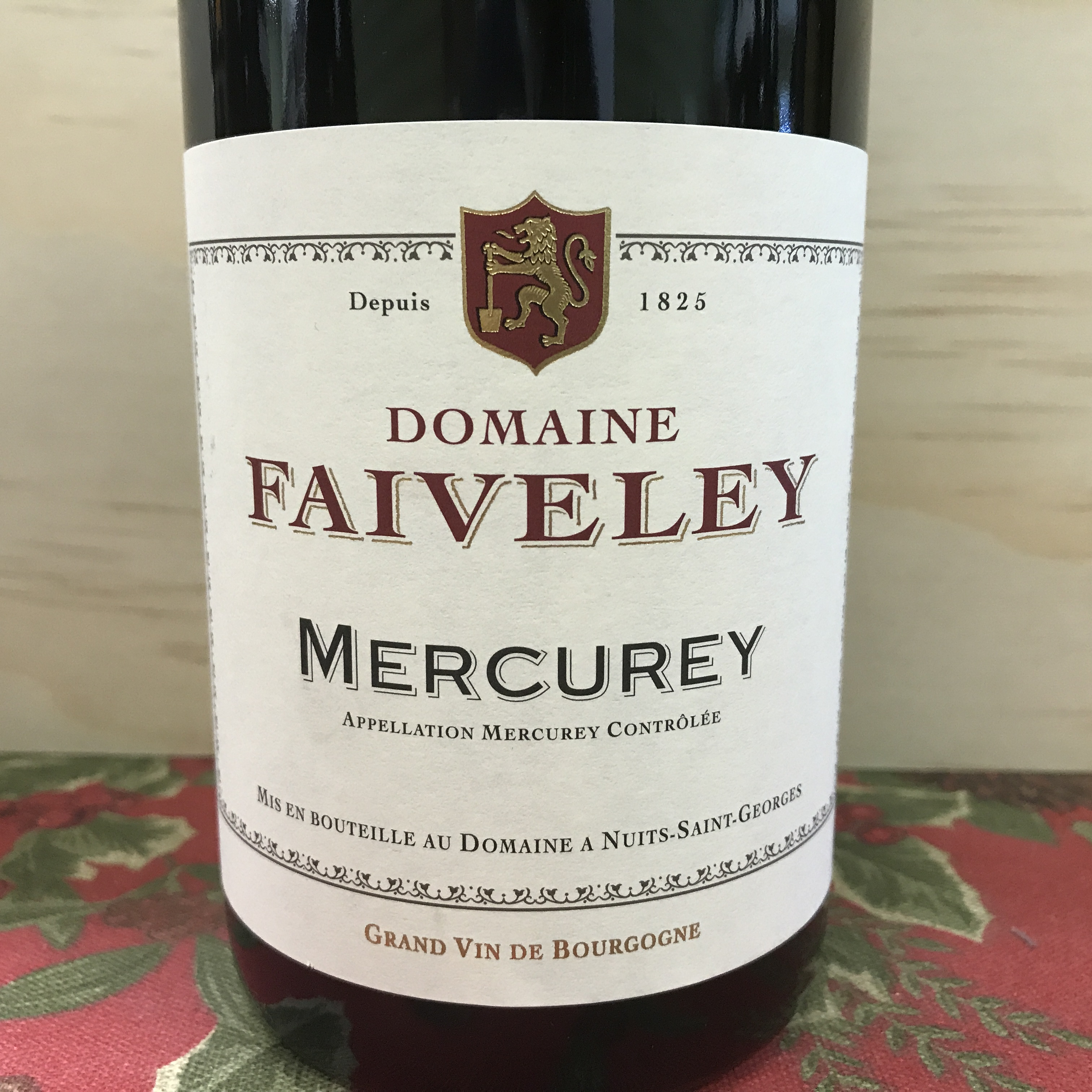 Domaine Faiveley Mercurey Rouge 2018