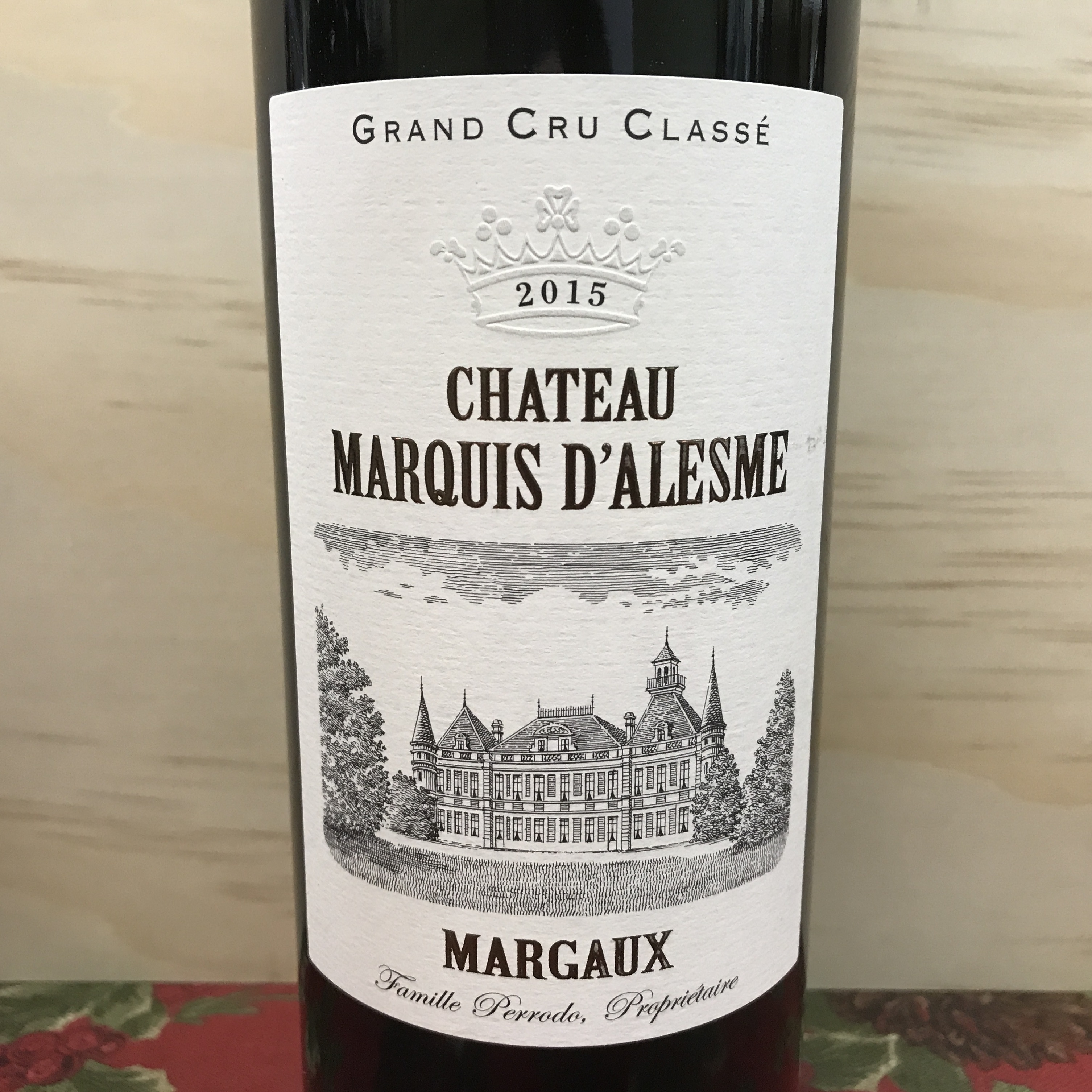Chateau Marquis D'Alesme Margaux 2016 Grand Cru Classé