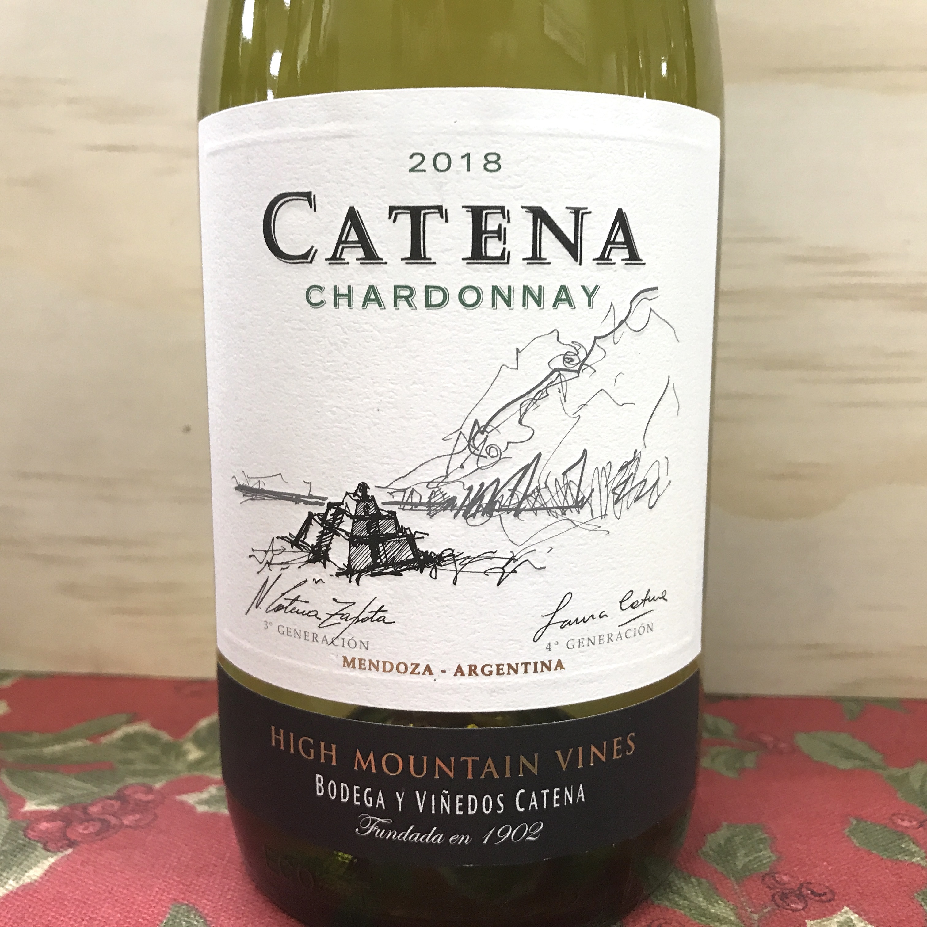 Catena High Mountain Vines Chardonnay Mendoza 2018