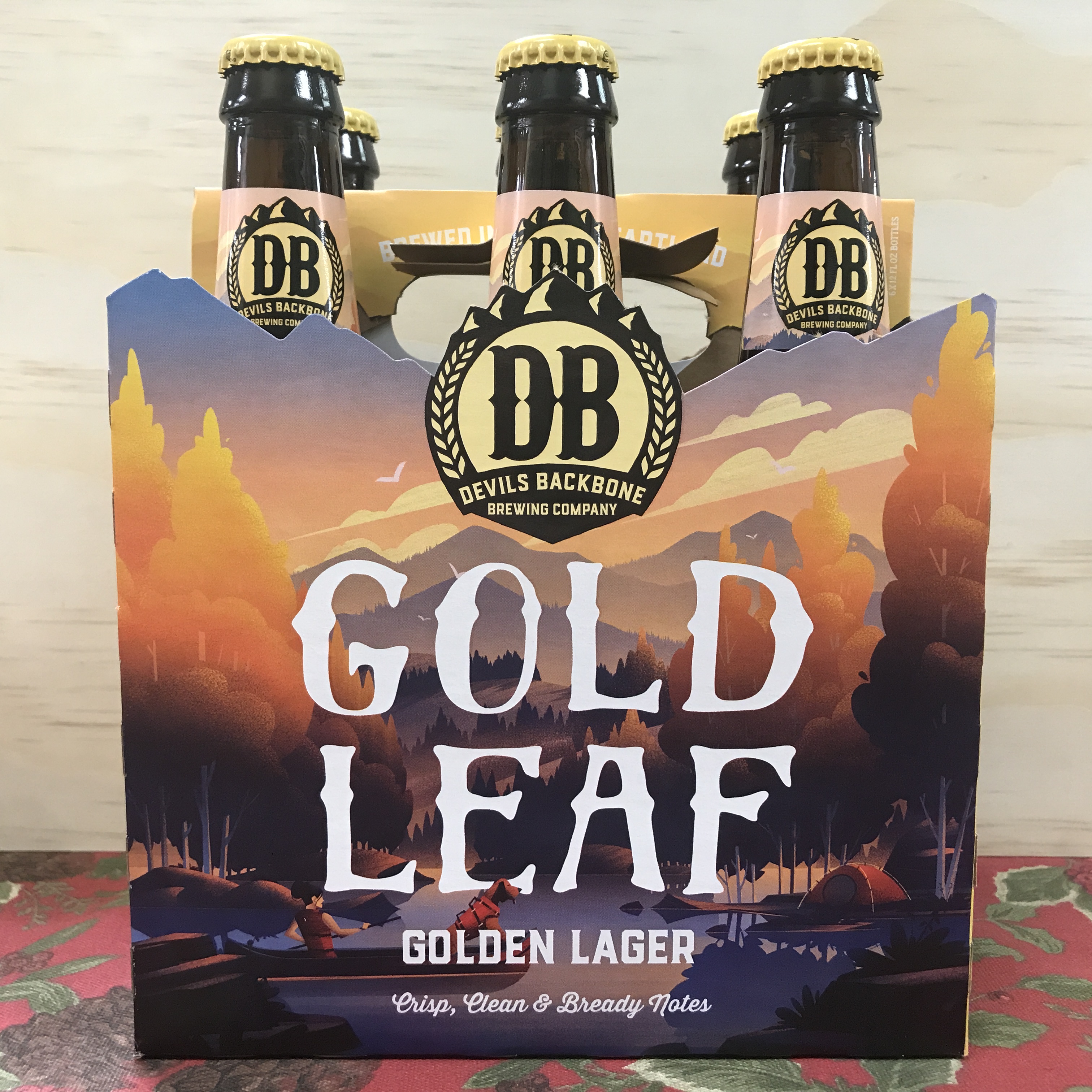 Devil\'s Backbone Gold Leaf Gold Lager 6 x 12 oz bottles