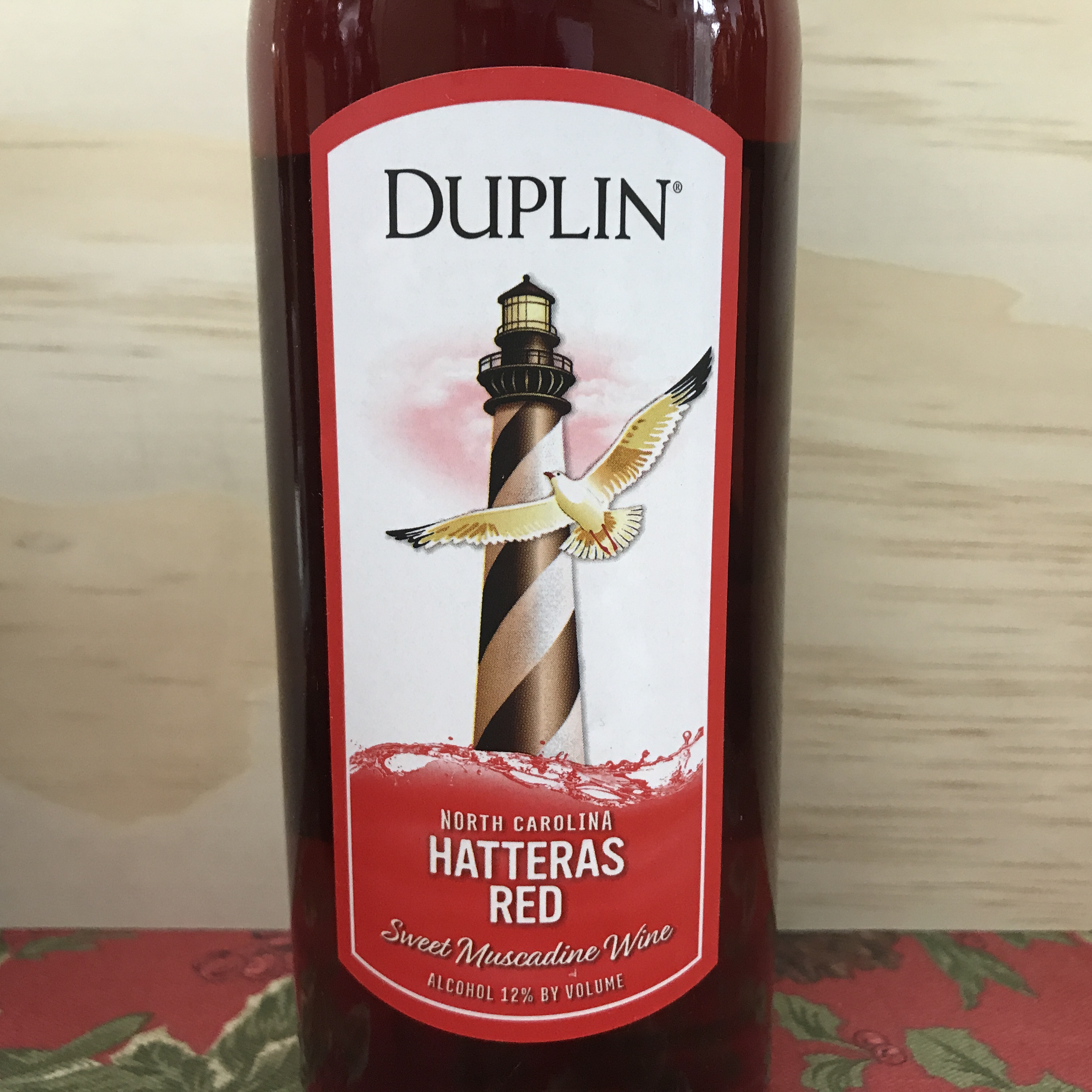 Duplin N.C. Hatteras Red Sweet Muscadine Wine